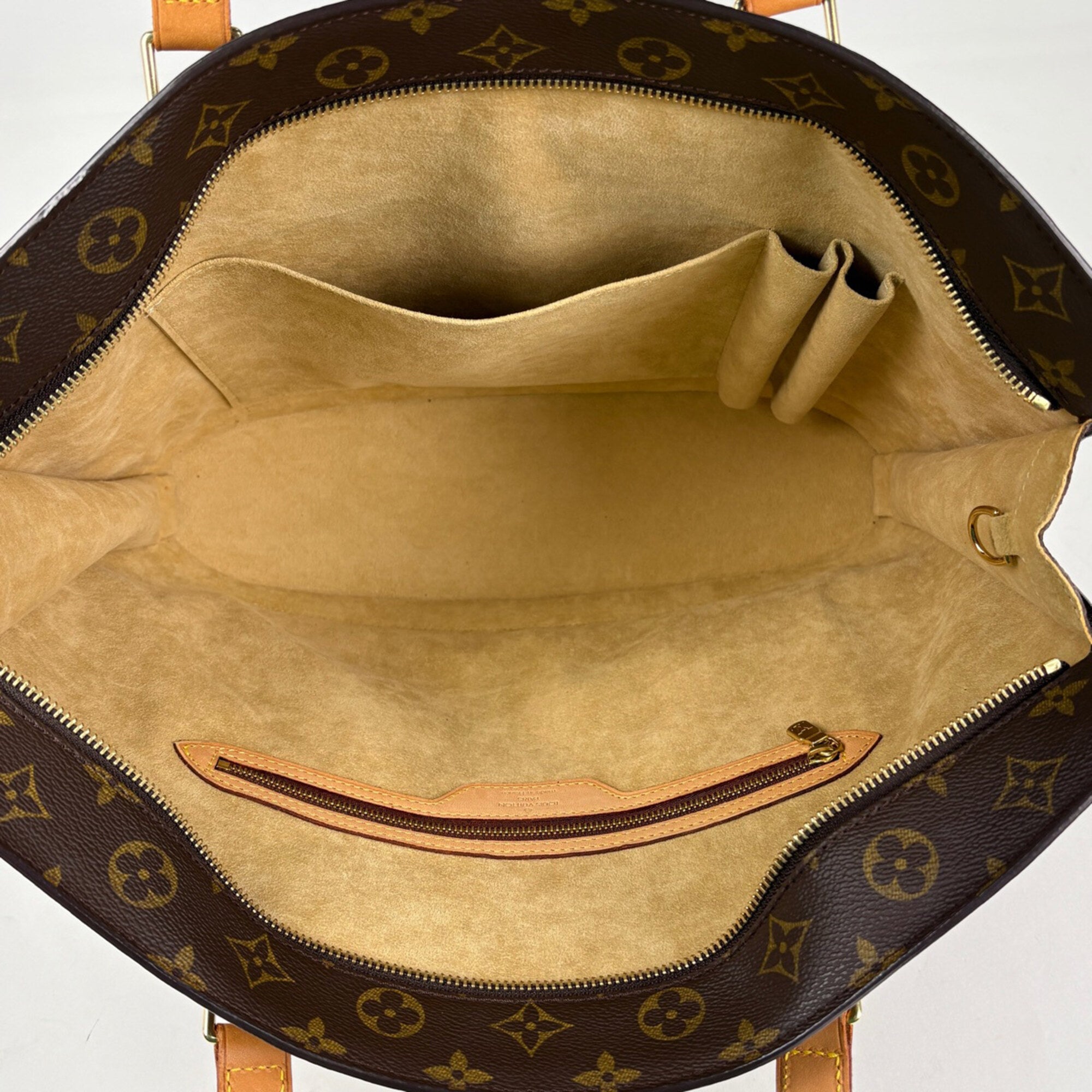 Louis Vuitton Brown Monogram Shoulder Bag Tote Bag (Pre-Owned)