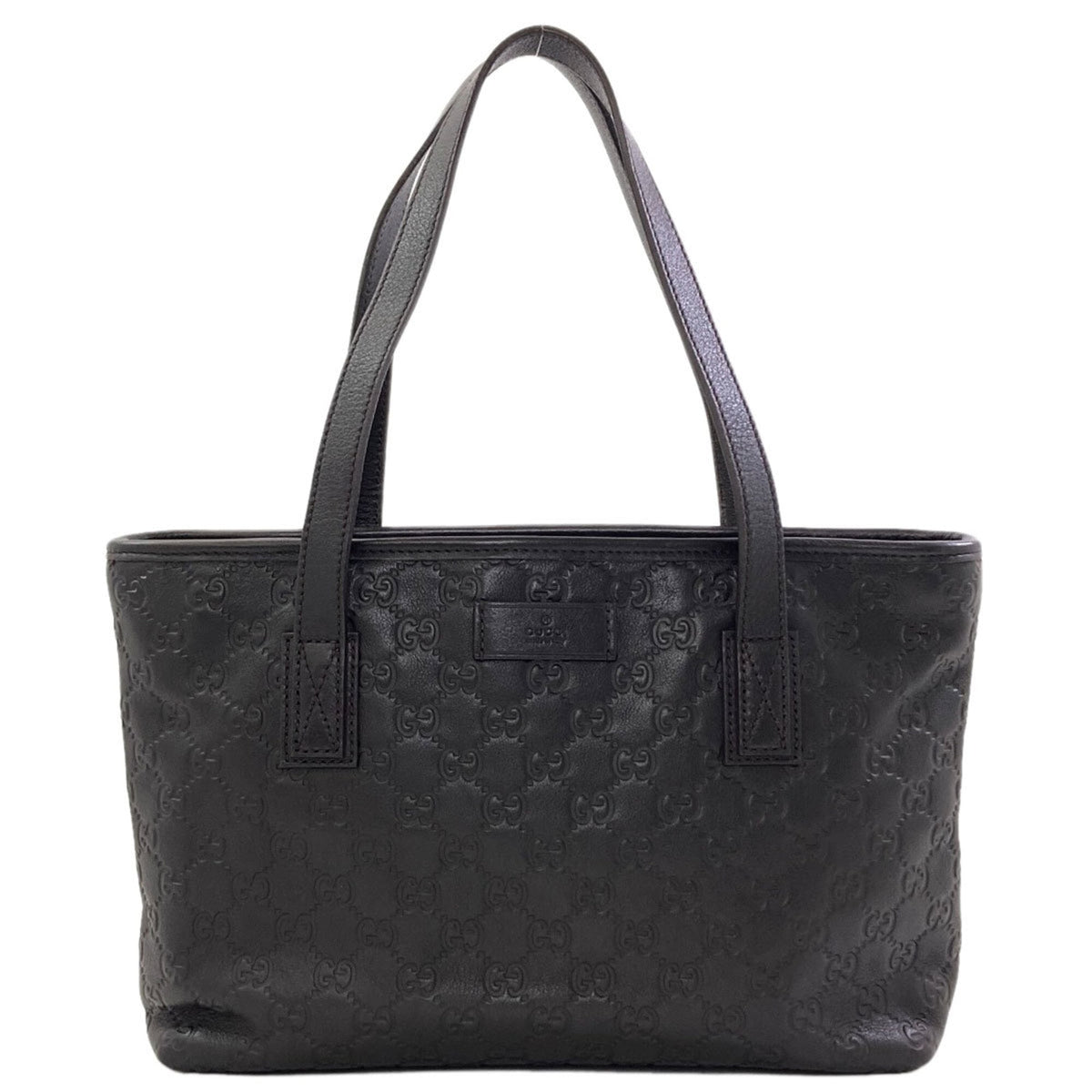 Gucci Black Leather Tote Bag (Pre-Owned)