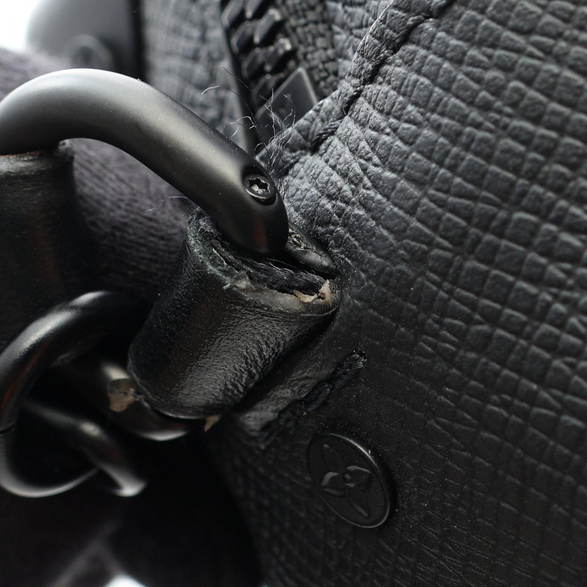Louis Vuitton Black Multi-Color Leather Shoulder Bag (Pre-Owned)