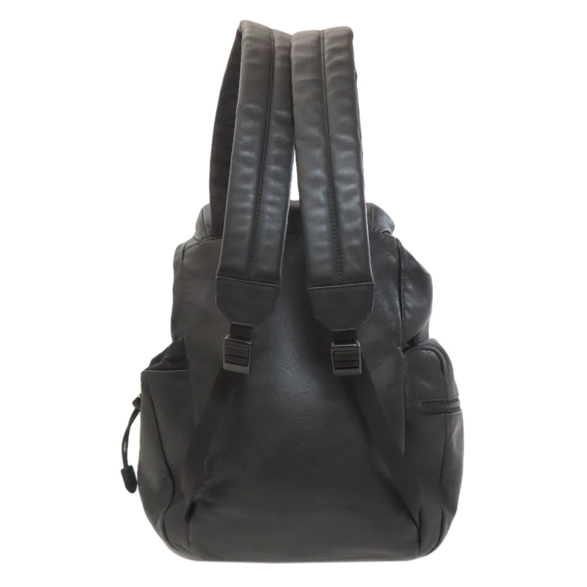 Louis Vuitton Black Monogram Shadow Backpack (Pre-Owned)