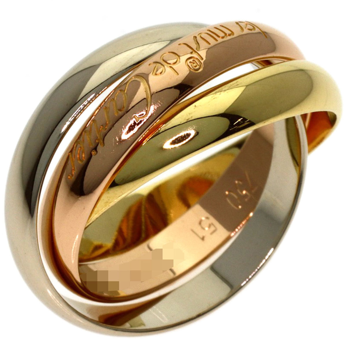 Cartier Yellow Gold (18K) Pink Gold (18K) White Gold (18K) Band Ring (Pre-Owned)