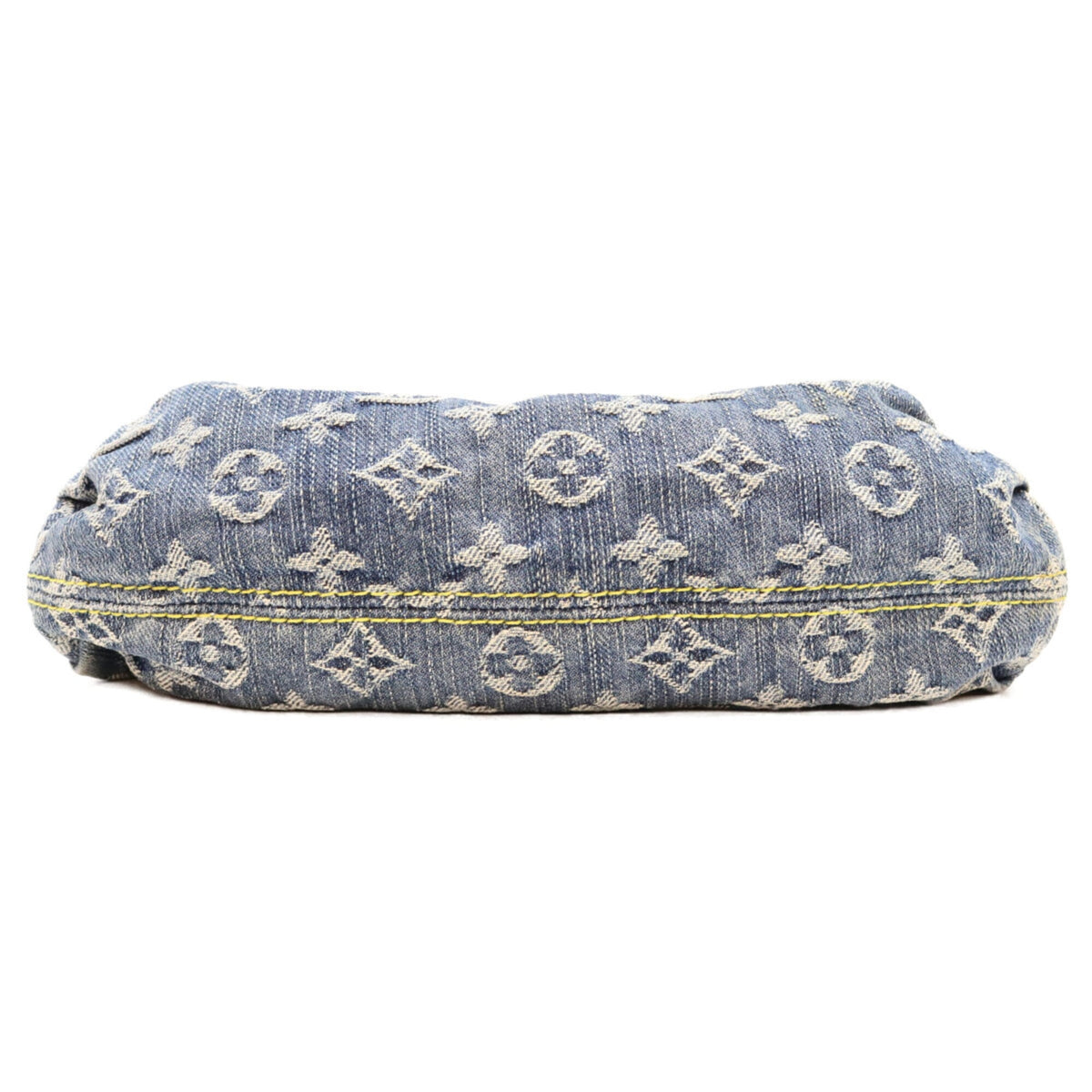 Louis Vuitton Gold Monogram Denim Shoulder Bag (Pre-Owned)