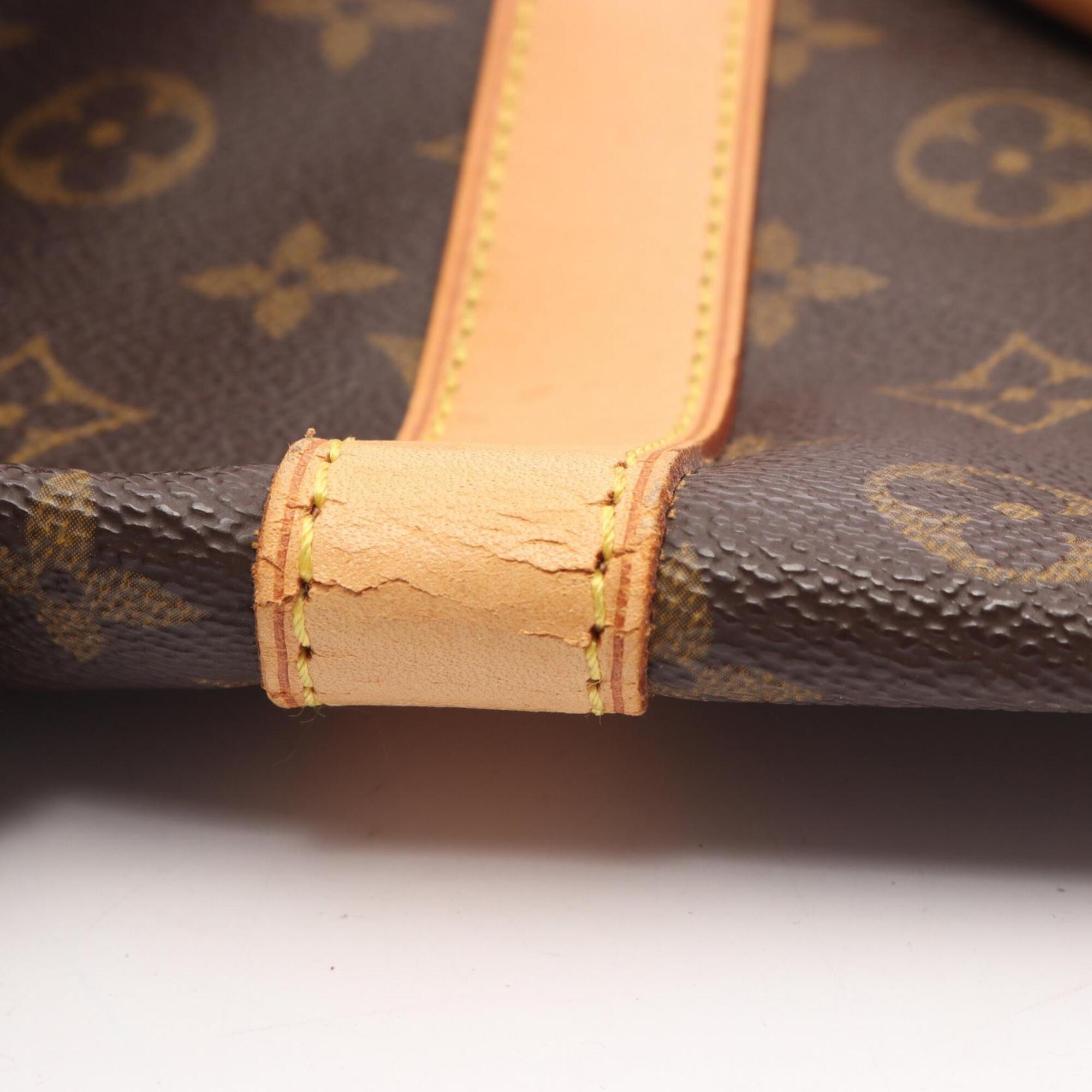 Louis Vuitton Brown Pvc Leather Boston Bag Handbag (Pre-Owned)