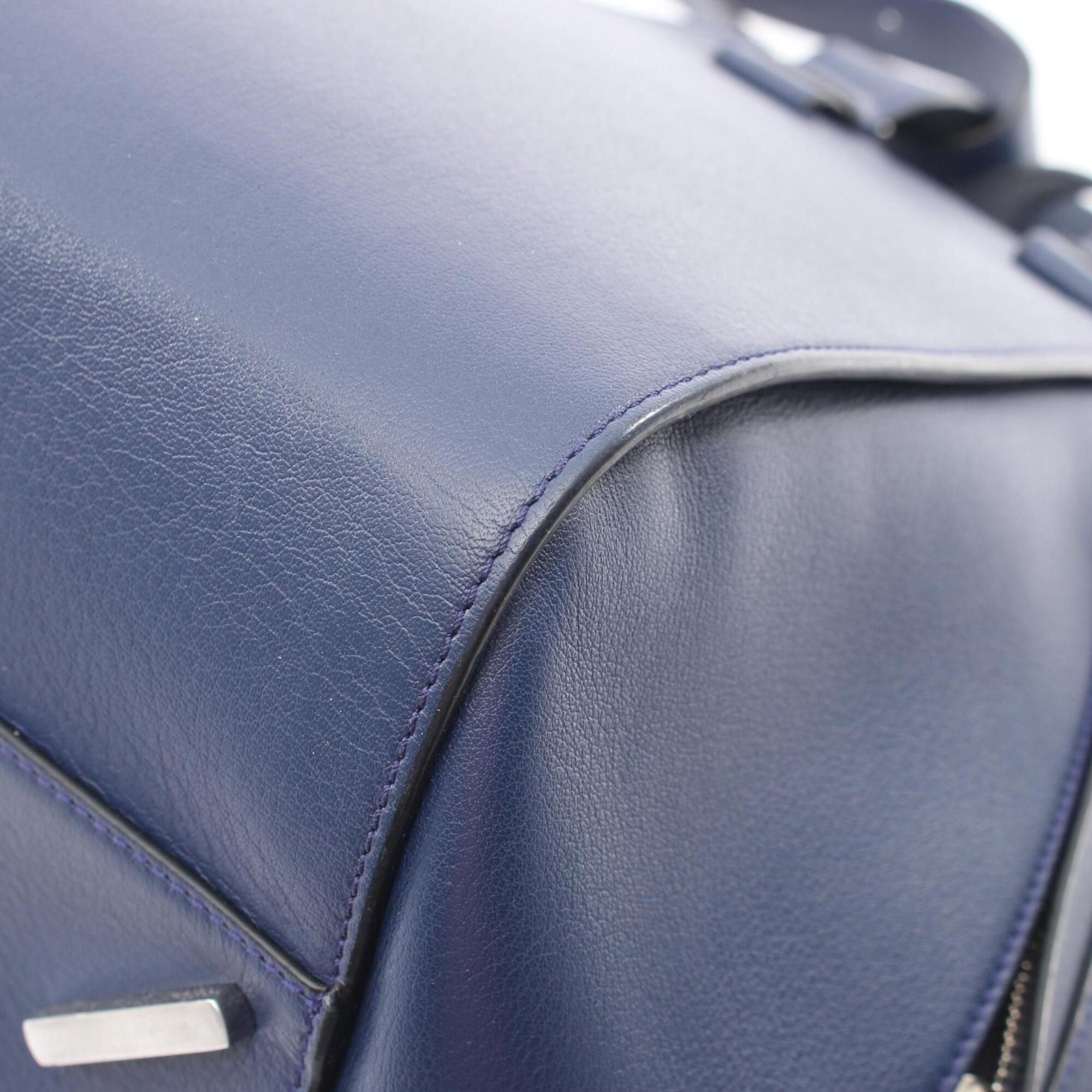 Loewe Hammock Navy Leather Handbag (Pre-Owned)