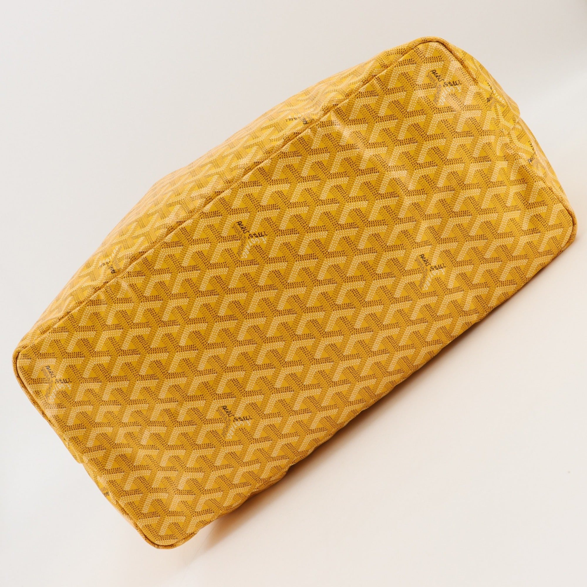 Goyard Saint Louis Yellow Pvc Tote Bag (Pre-Owned)