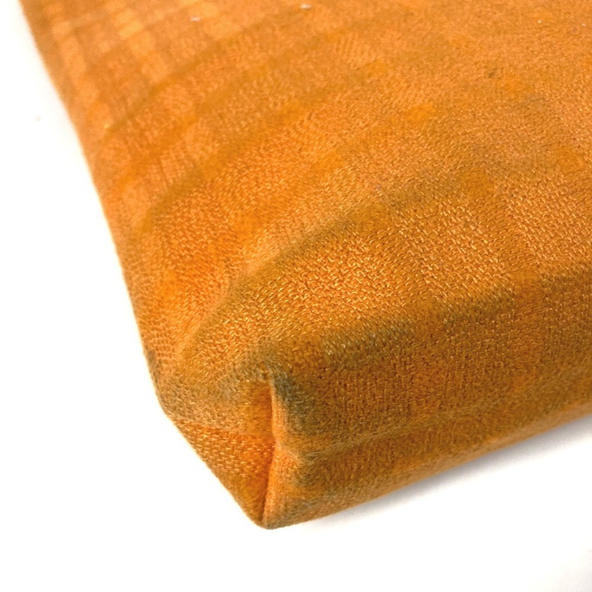 Hermes Orange Cotton Shoulder Bag Tote Bag (Pre-Owned)