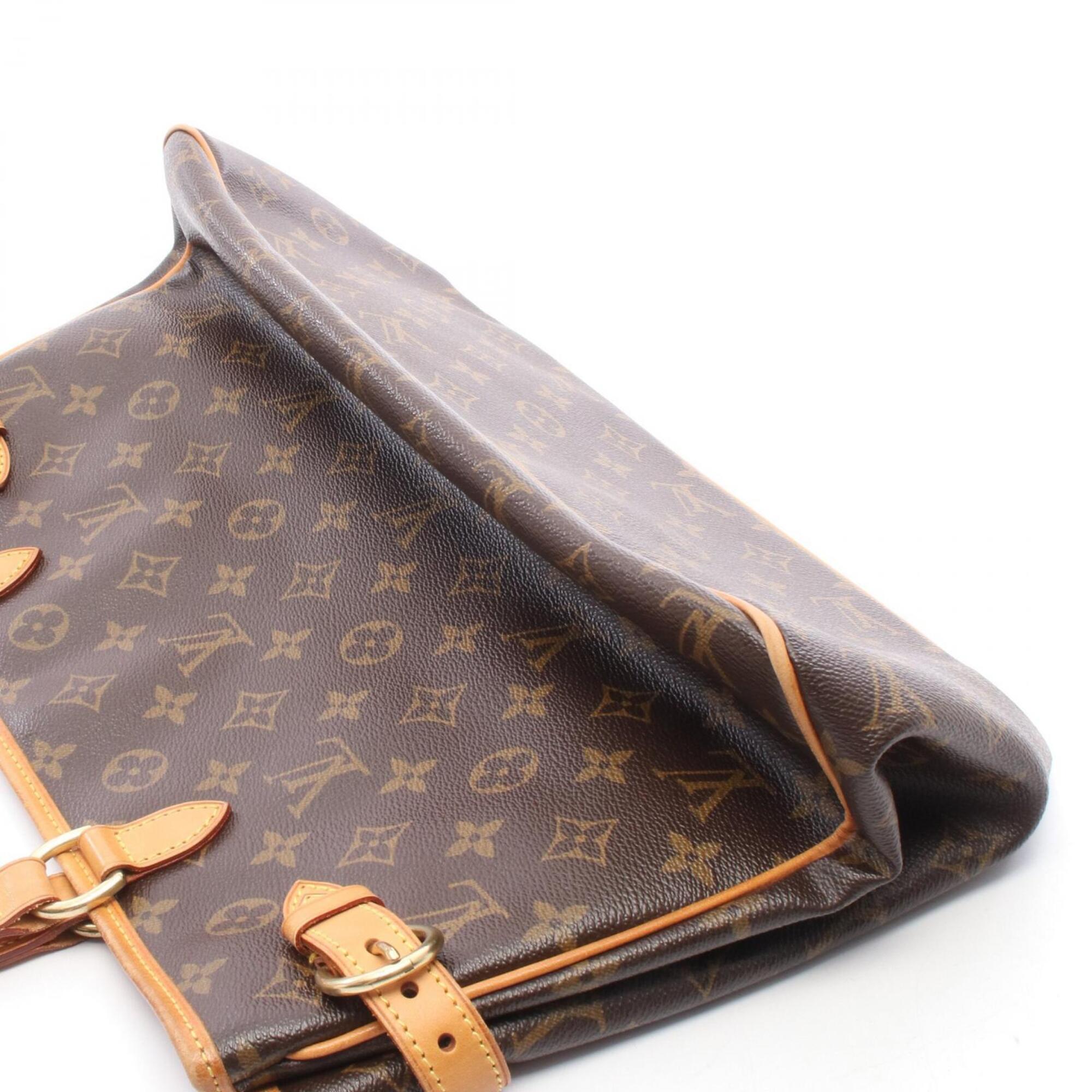 Louis Vuitton Brown Monogram Coated Canvas Handbag Shoulder Bag (Pre-Owned)