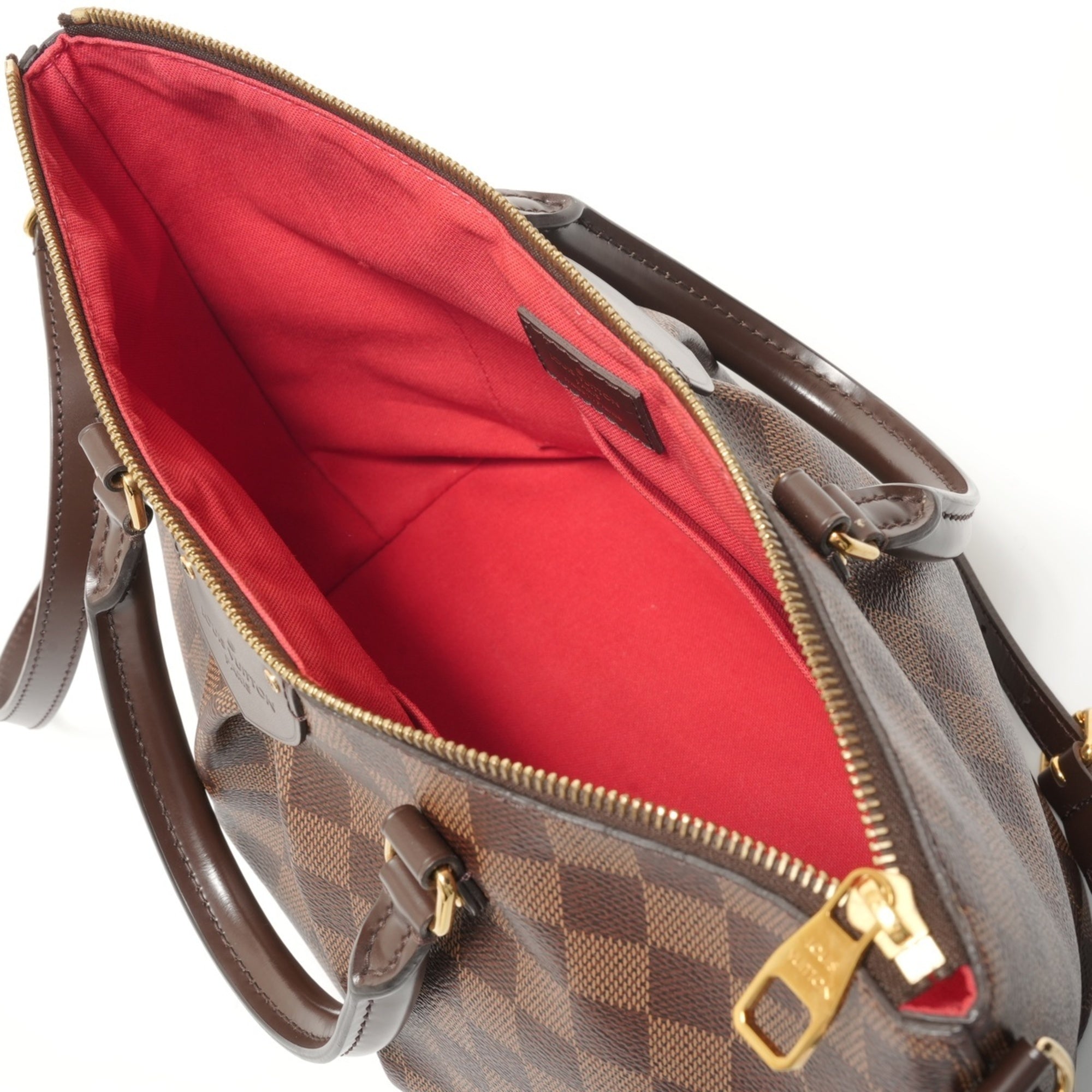 Louis Vuitton Brown Damier Canvas Ebene Handbag (Pre-Owned)