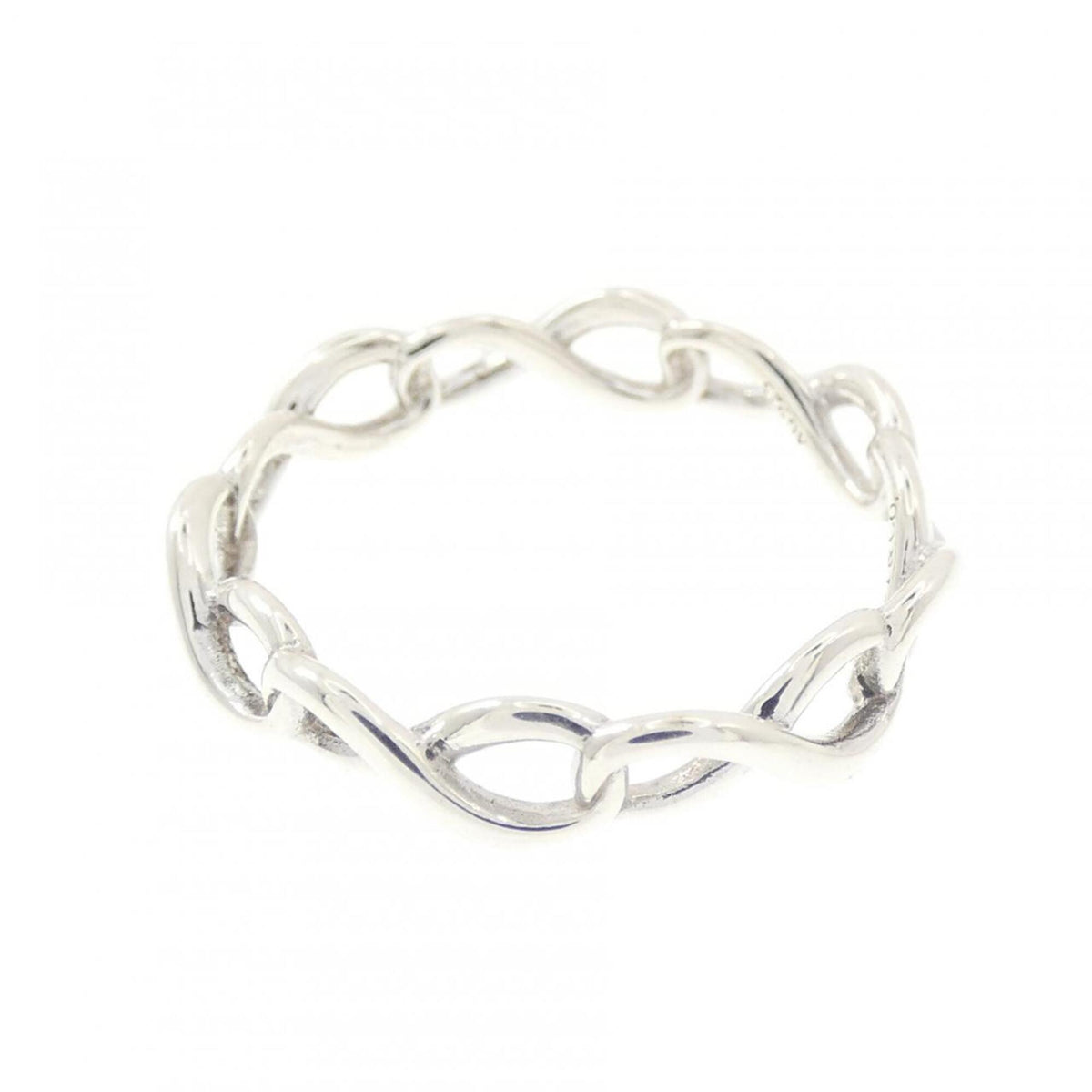 Tiffany Silver 925 Band Ring (Pre-Owned)