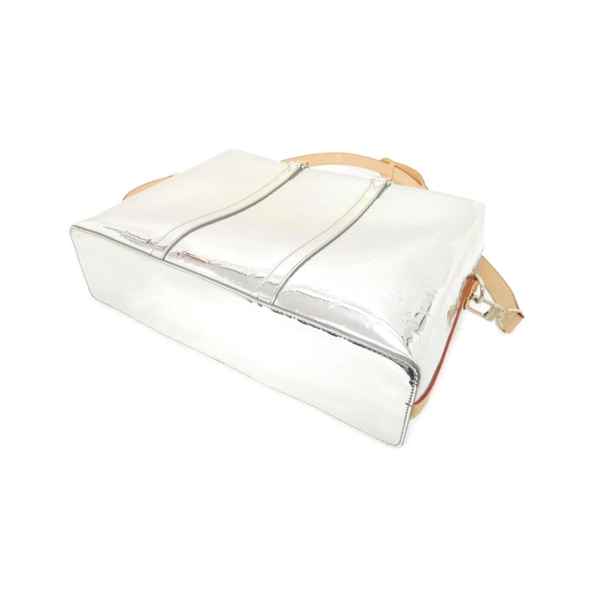 Louis Vuitton Monogram Silver Leather Handbag (Pre-Owned)