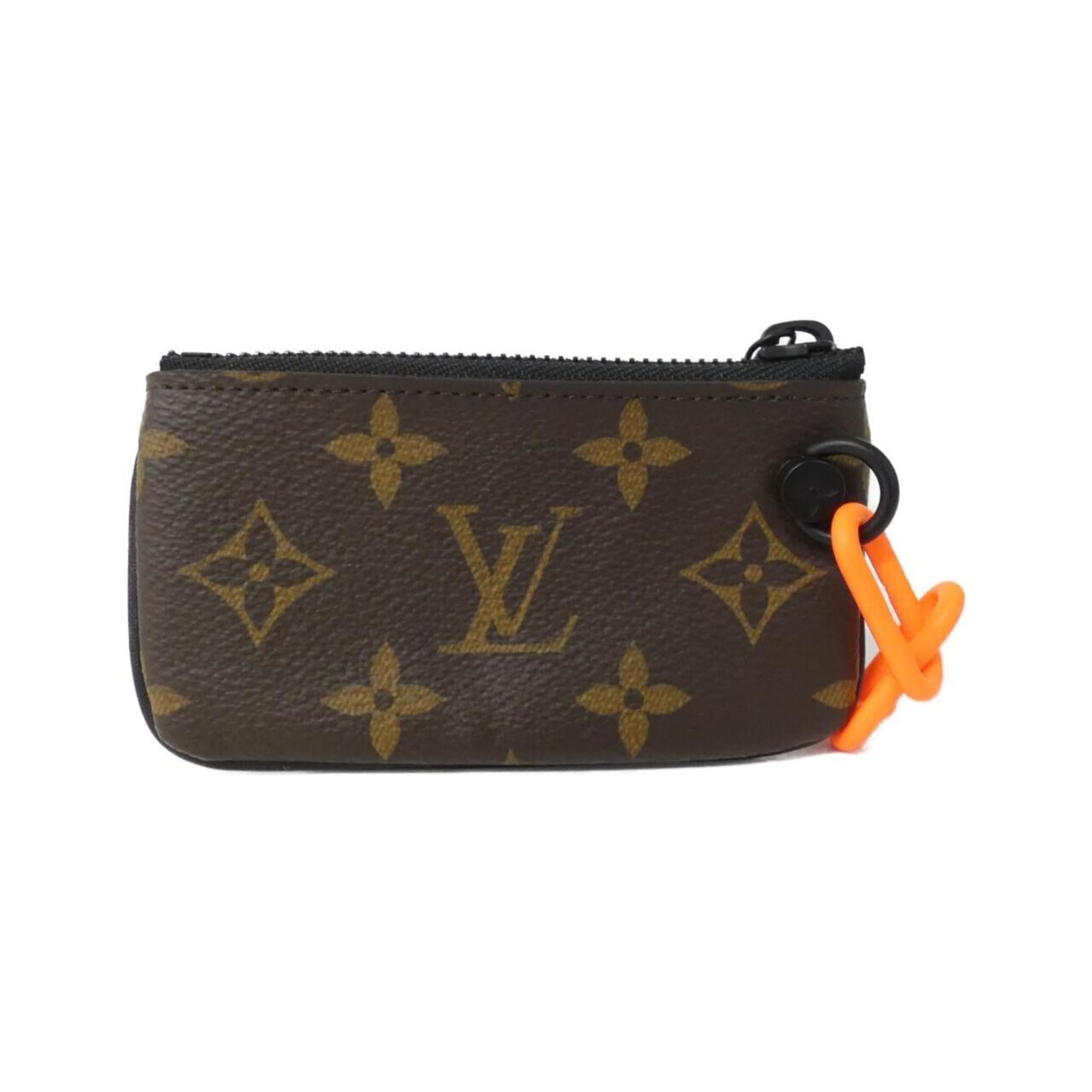 Louis Vuitton Marron Coated Canvas Coin Purse/Coin Case (Pre-Owned)