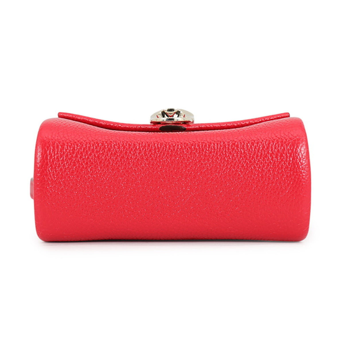 Cartier Red Color Leather Handbag Shoulder Bag (Pre-Owned)