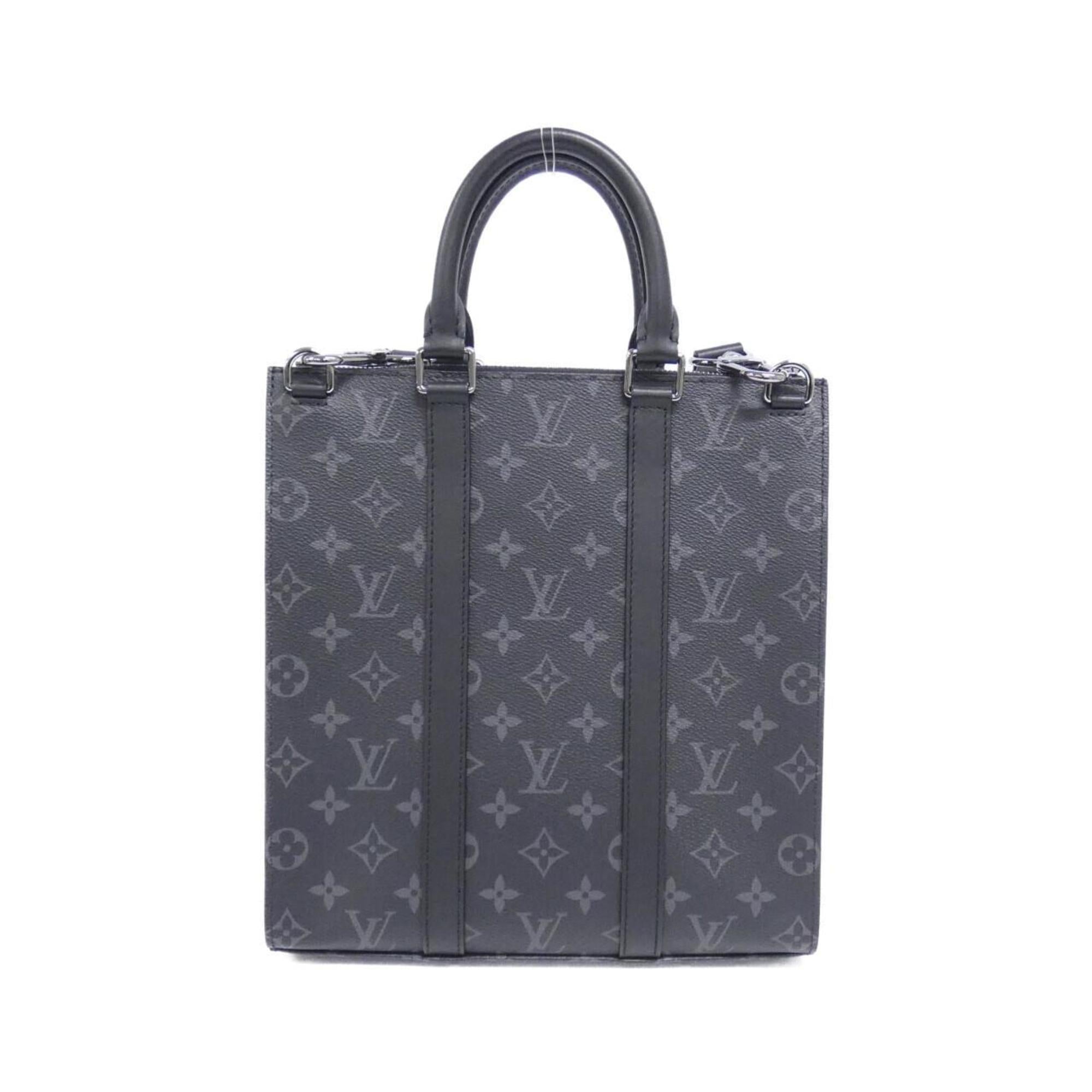 Louis Vuitton Black Coated Canvas Handbag (Pre-Owned)