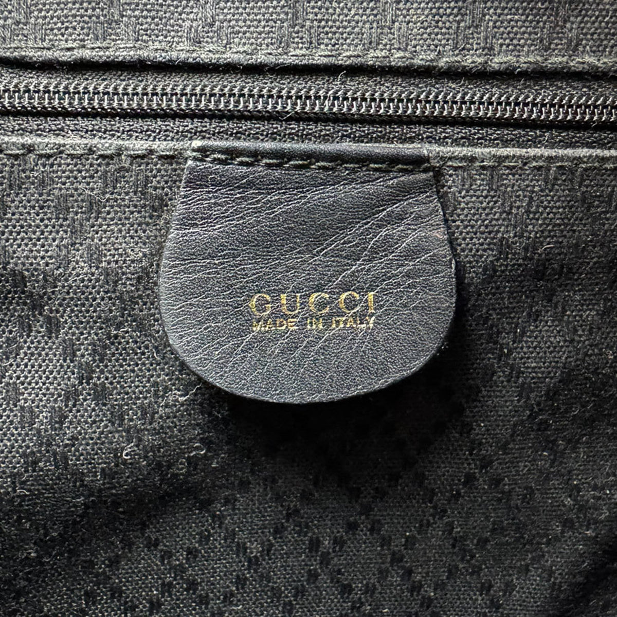 Gucci Black Leather Backpack (Pre-Owned)