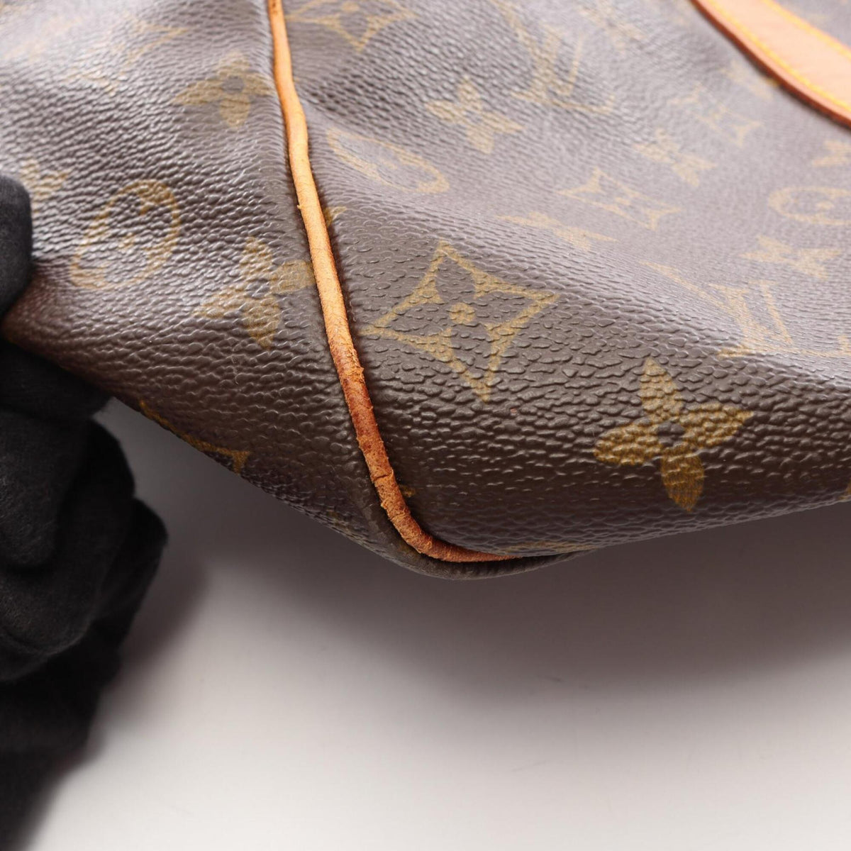 Louis Vuitton Brown Monogram Monogram Leather Boston Bag Handbag (Pre-Owned)