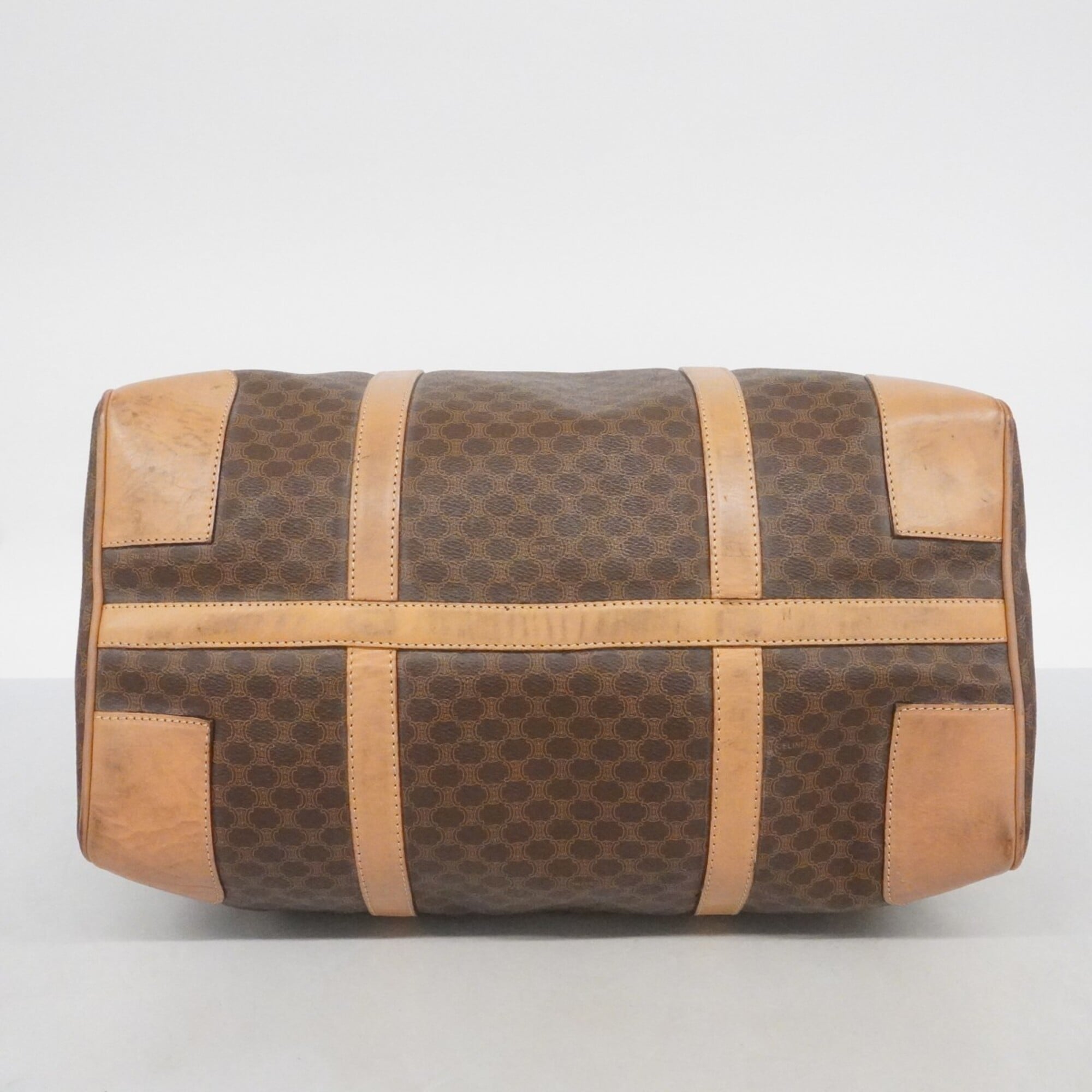 Celine Brown Pvc Boston Bag (Pre-Owned)