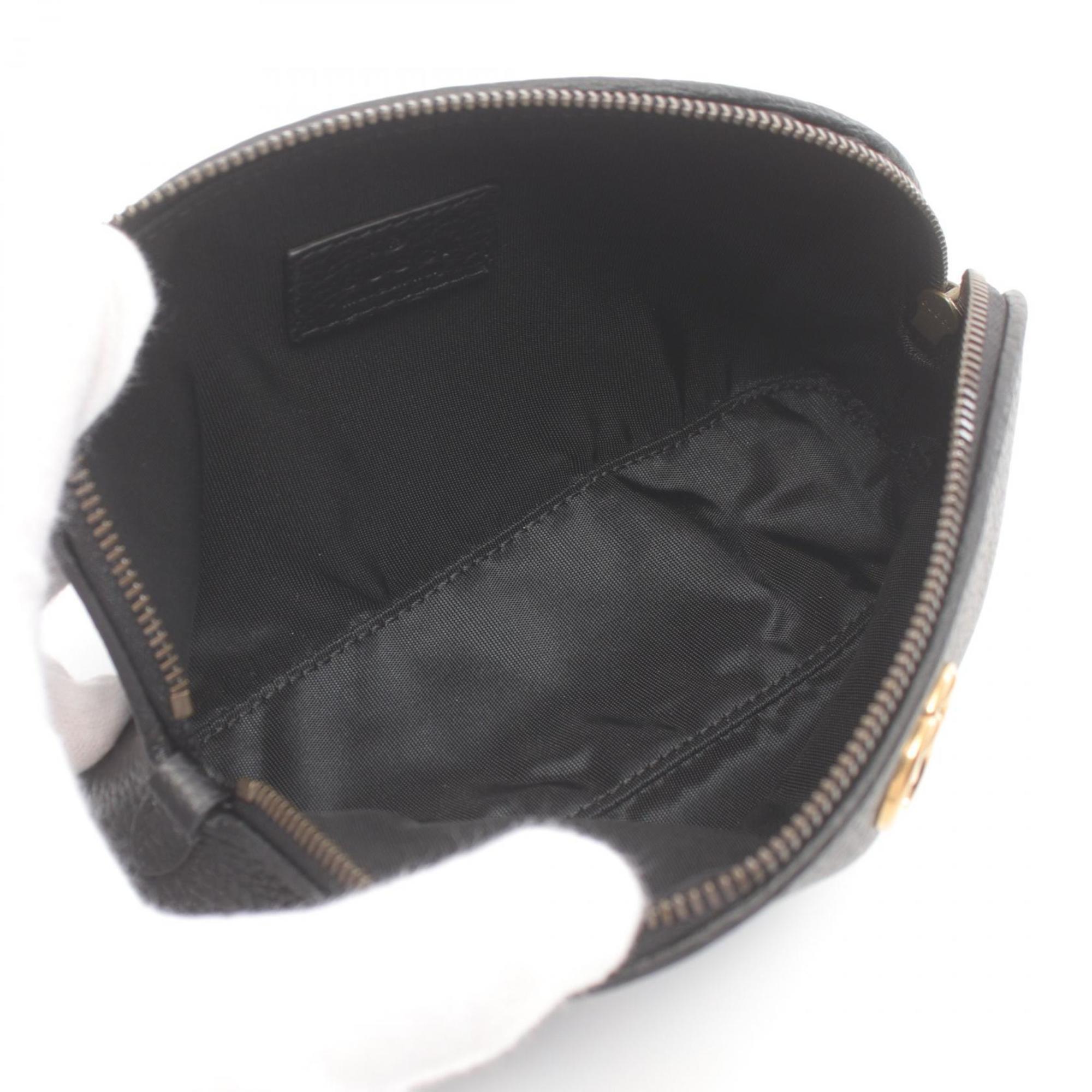 Gucci Black Leather Pouch (Pre-Owned)