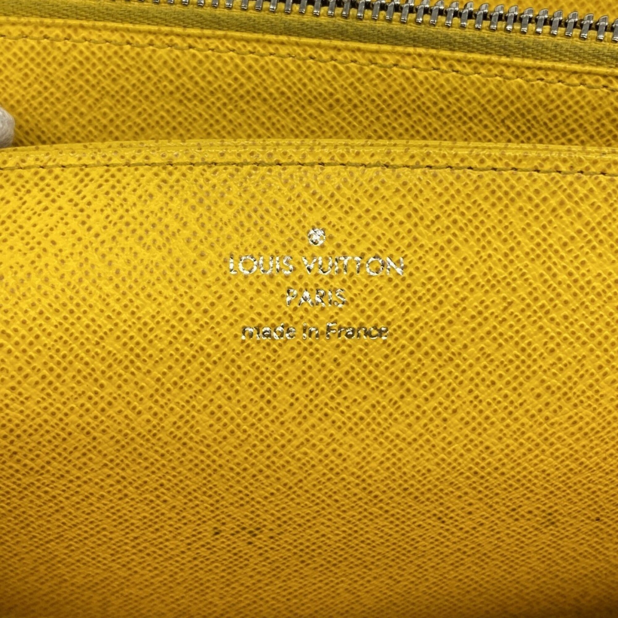 Louis Vuitton Yellow Long Wallet (Bi-Fold) (Pre-Owned)