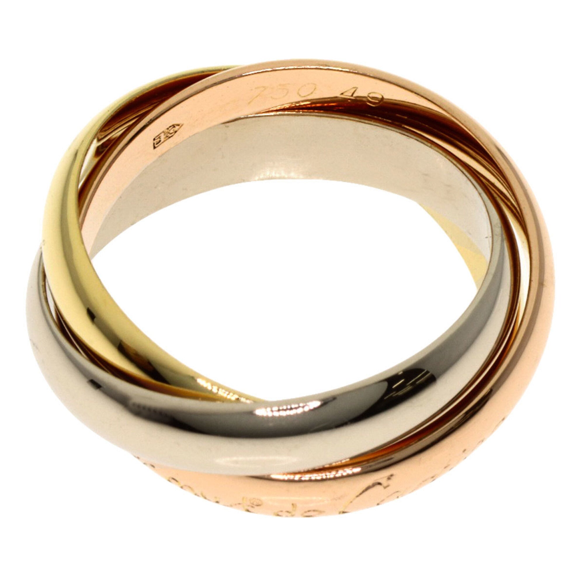 Cartier Yellow Gold (18K) Pink Gold (18K) White Gold (18K) Band Ring (Pre-Owned)
