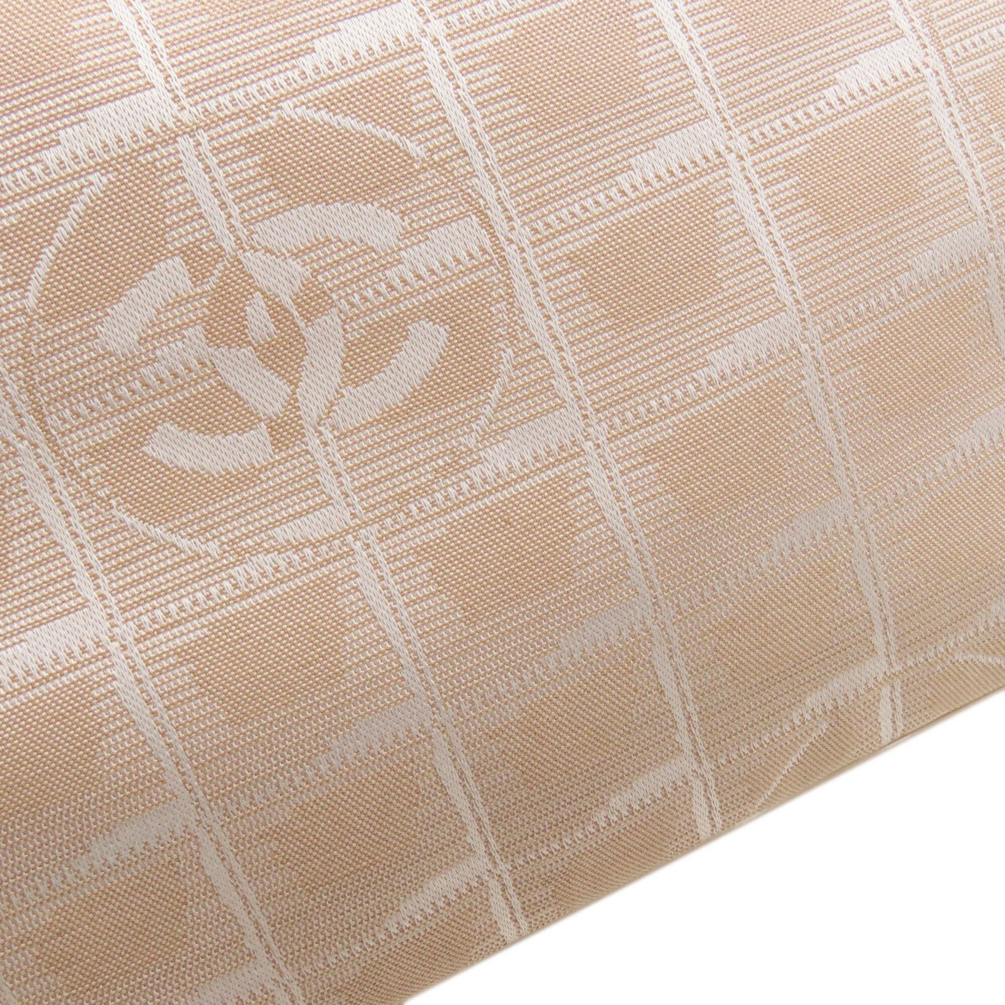 Chanel Beige Nylon Jacquard Tote Bag (Pre-Owned)