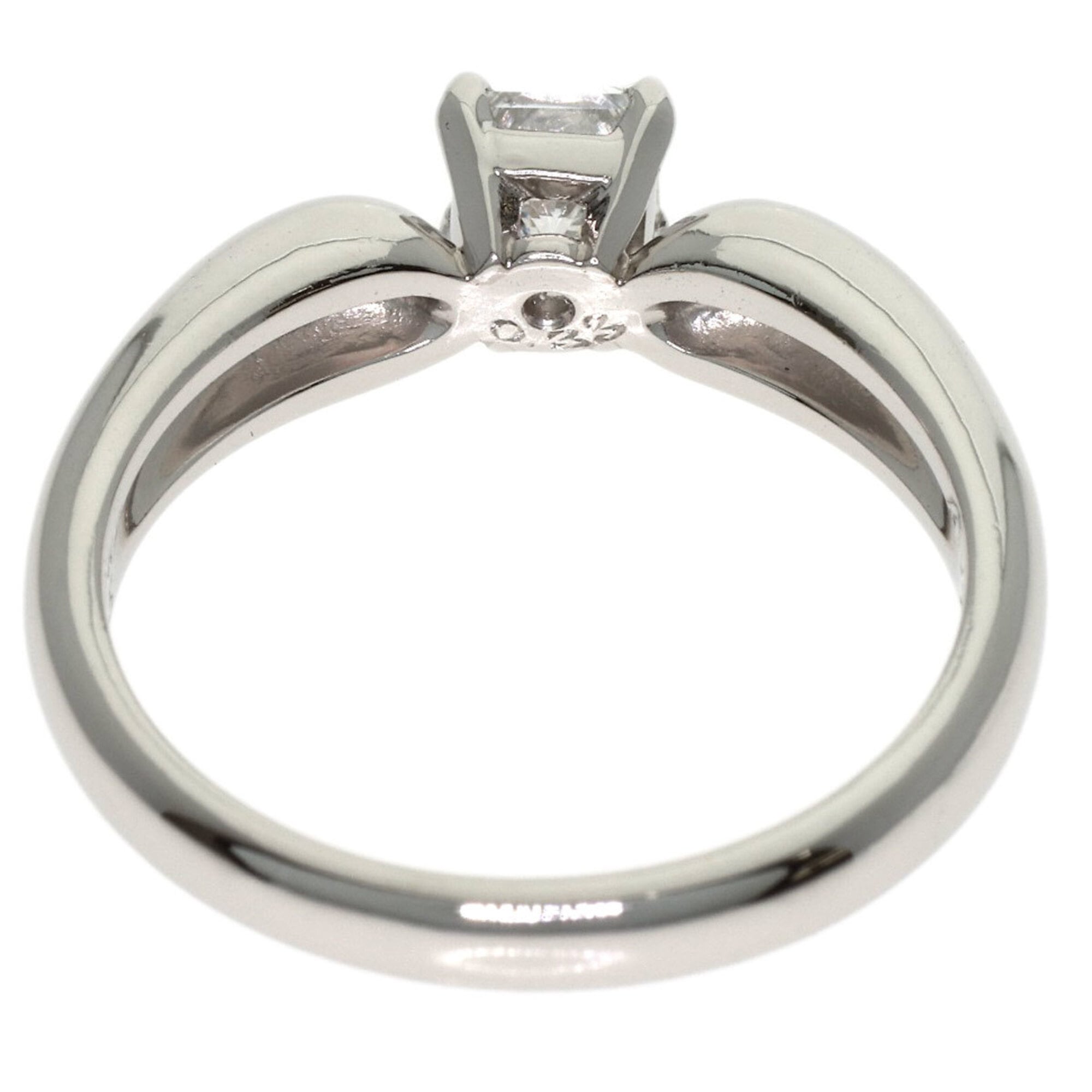 Van Cleef & Arpels Platinum 1000 Band Ring (Pre-Owned)