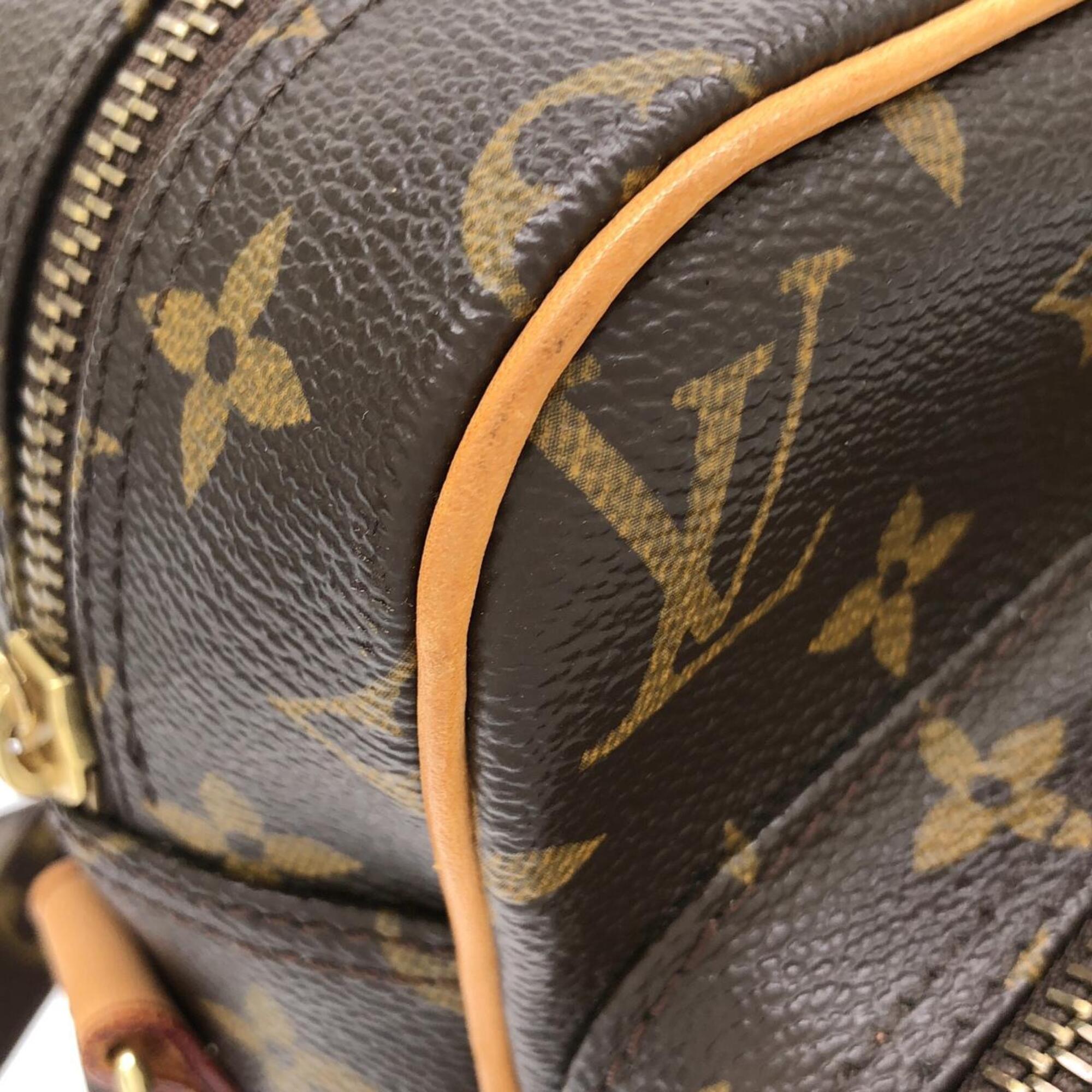 Louis Vuitton Brown Coated Canvas Shoulder Bag (Pre-Owned)