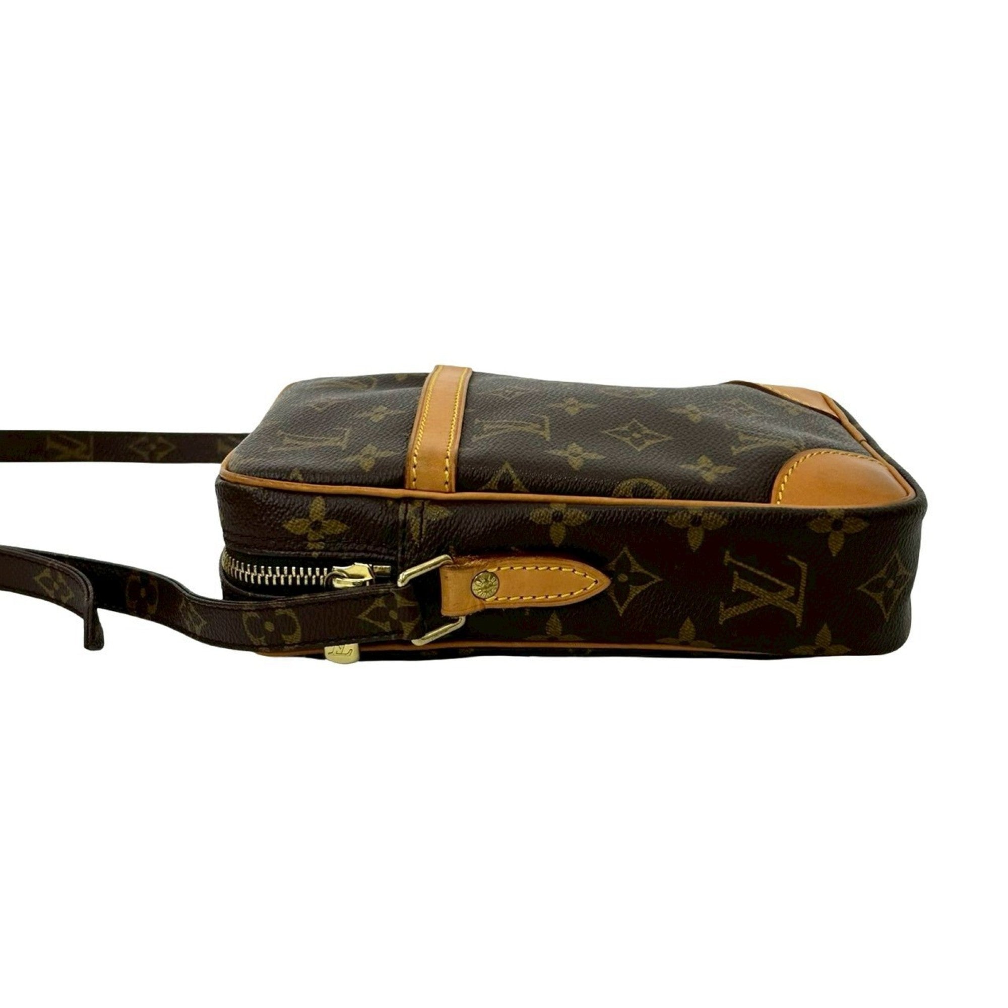 Louis Vuitton Brown Leather Pvc Pochette Shoulder Bag (Pre-Owned)