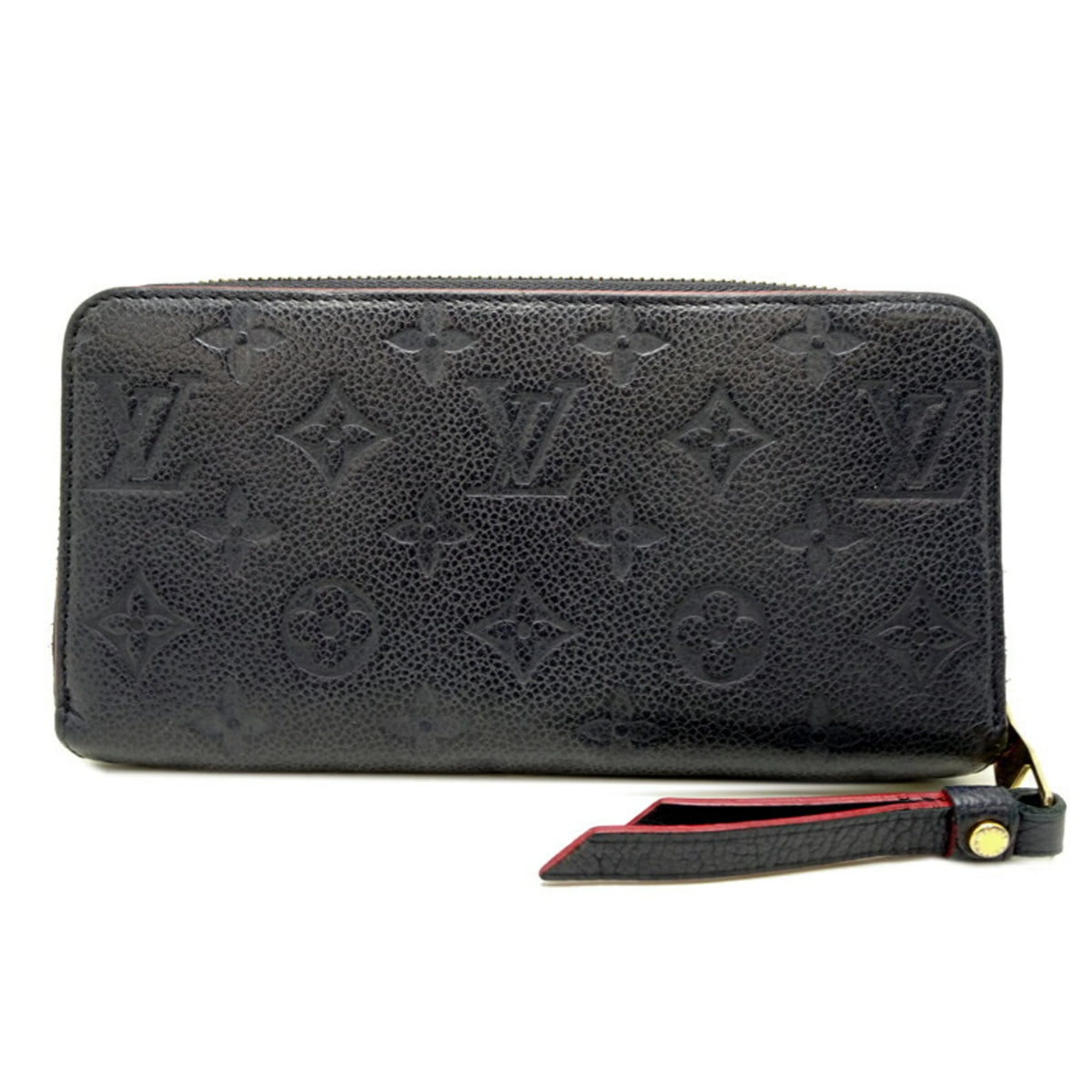 Louis Vuitton Marine Rouge Navy Monogram Empreinte Long Wallet (Bi-Fold) (Pre-Owned)