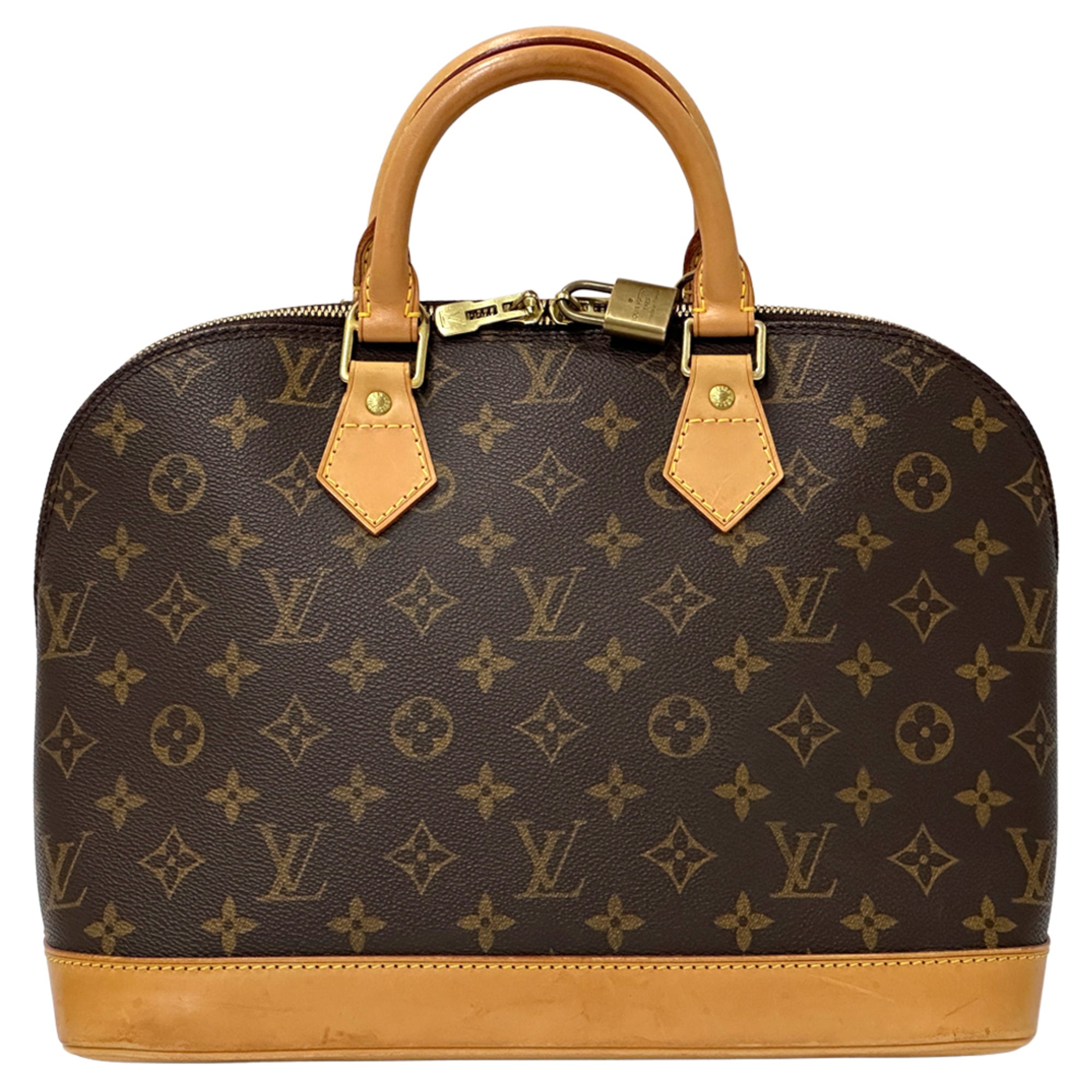 Louis Vuitton Brown Monogram Canvas Handbag (Pre-Owned)