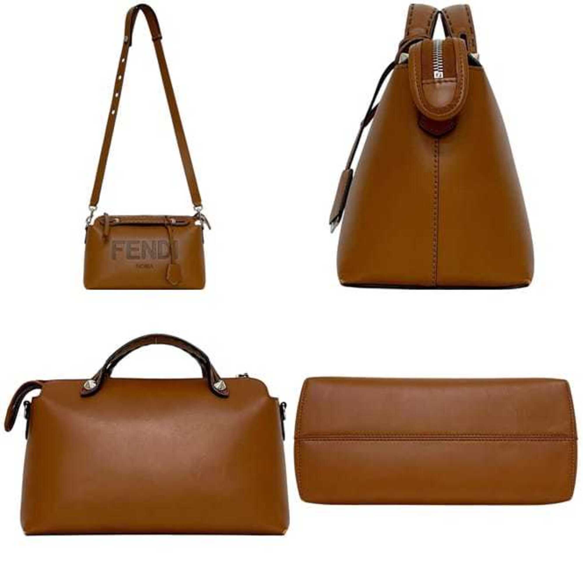 Fendi Brown Leather Shoulder Bag (Pre-Owned)