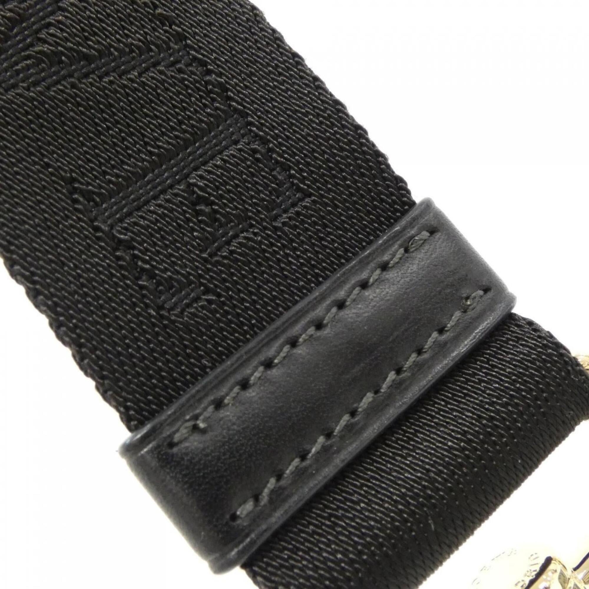 Loewe Black Coated Canvas Shoulder Bag (Pre-Owned)