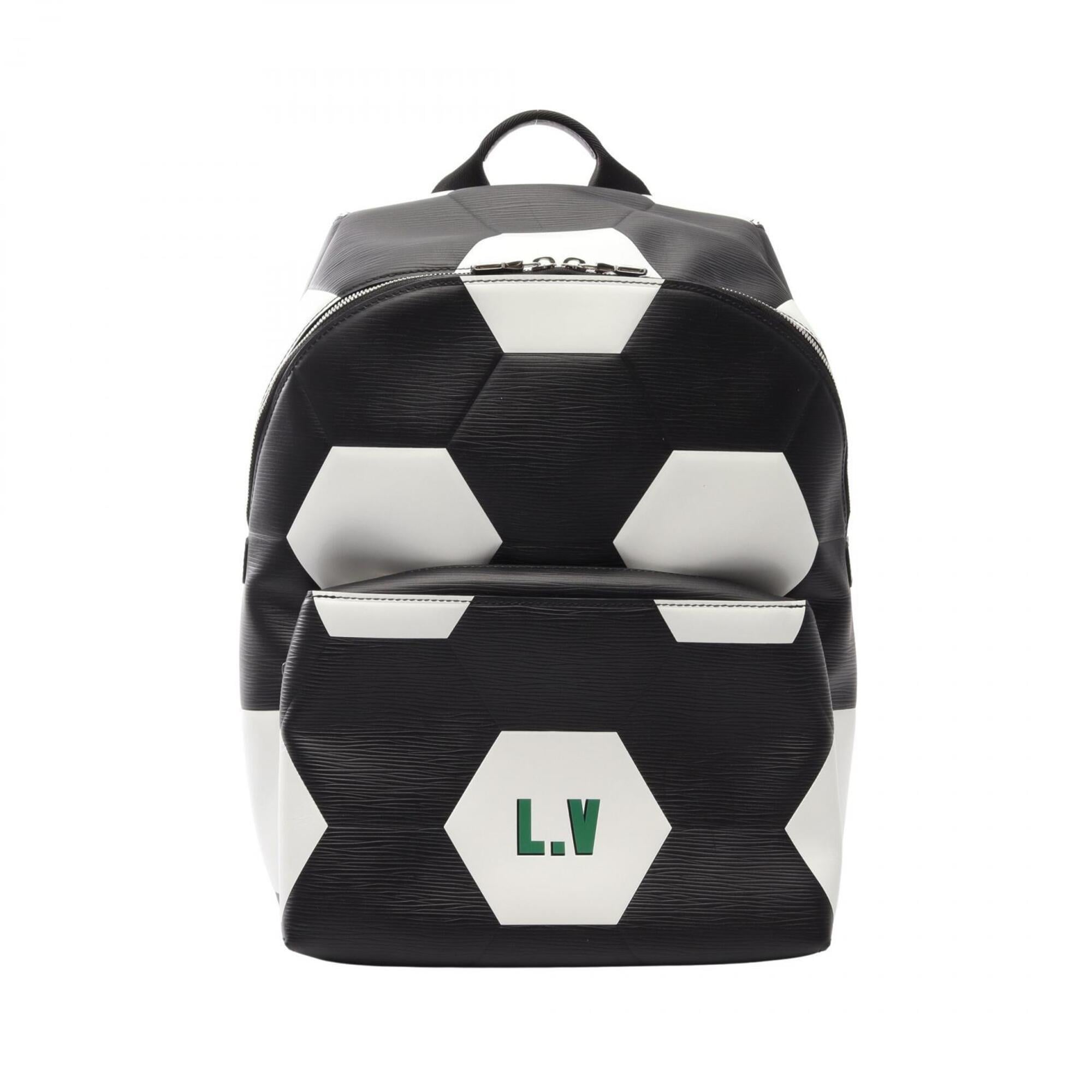Louis Vuitton Black White Epi Leather Backpack (Pre-Owned)