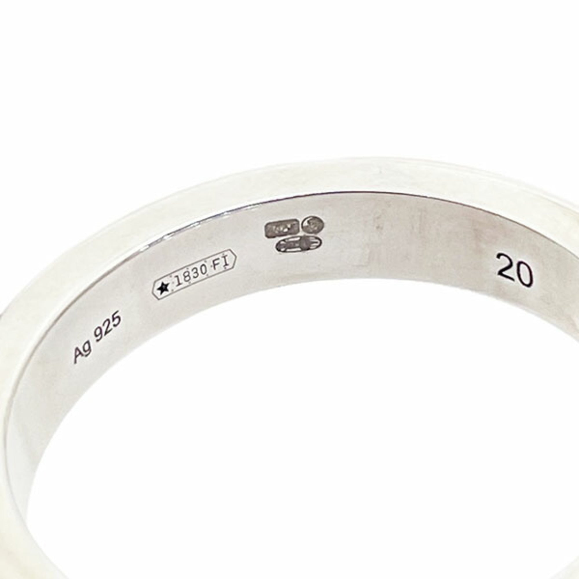 Gucci Silver Sterling Silver 925 Band Ring (Pre-Owned)