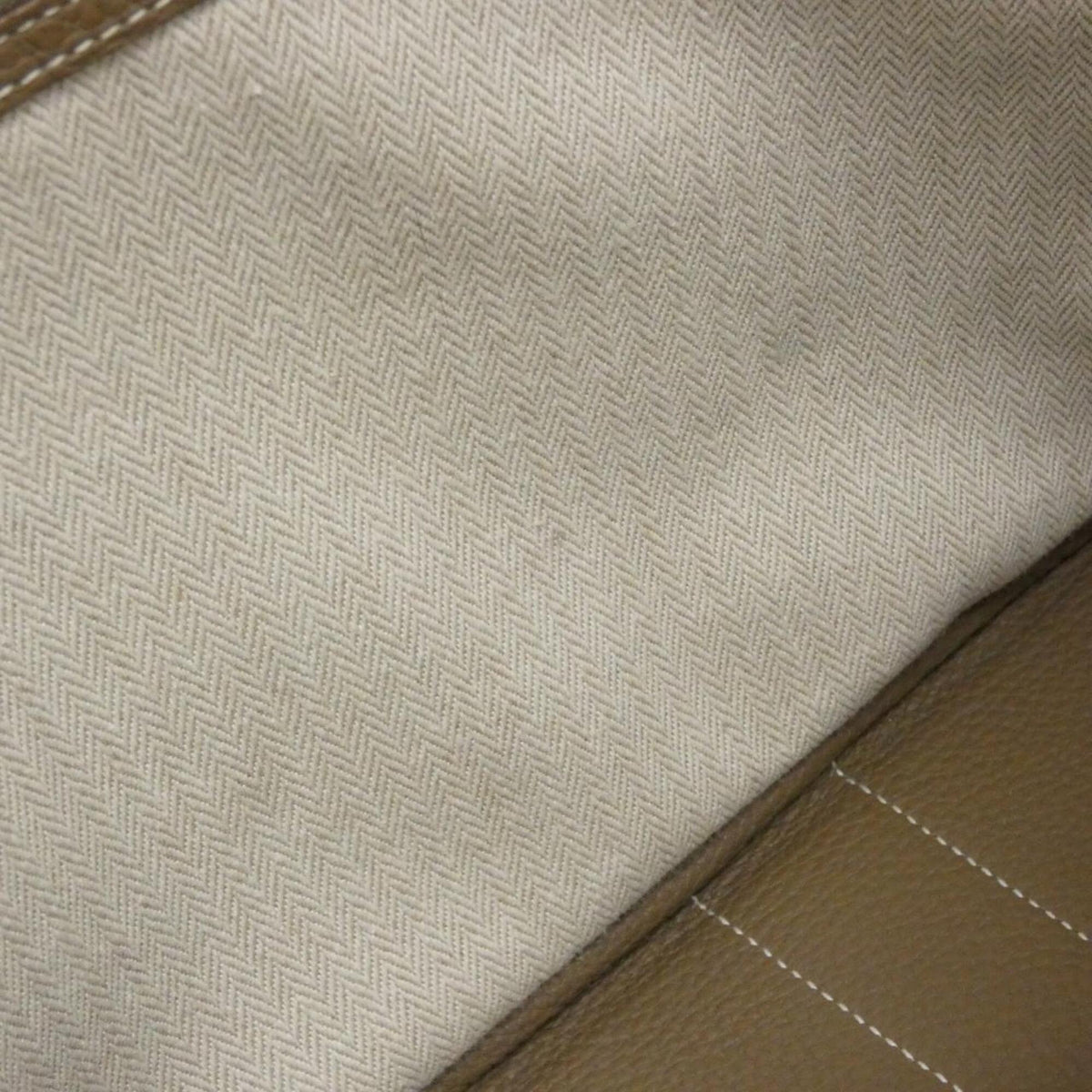 Hermes Etoupe Gray Negonda Leather Handbag (Pre-Owned)