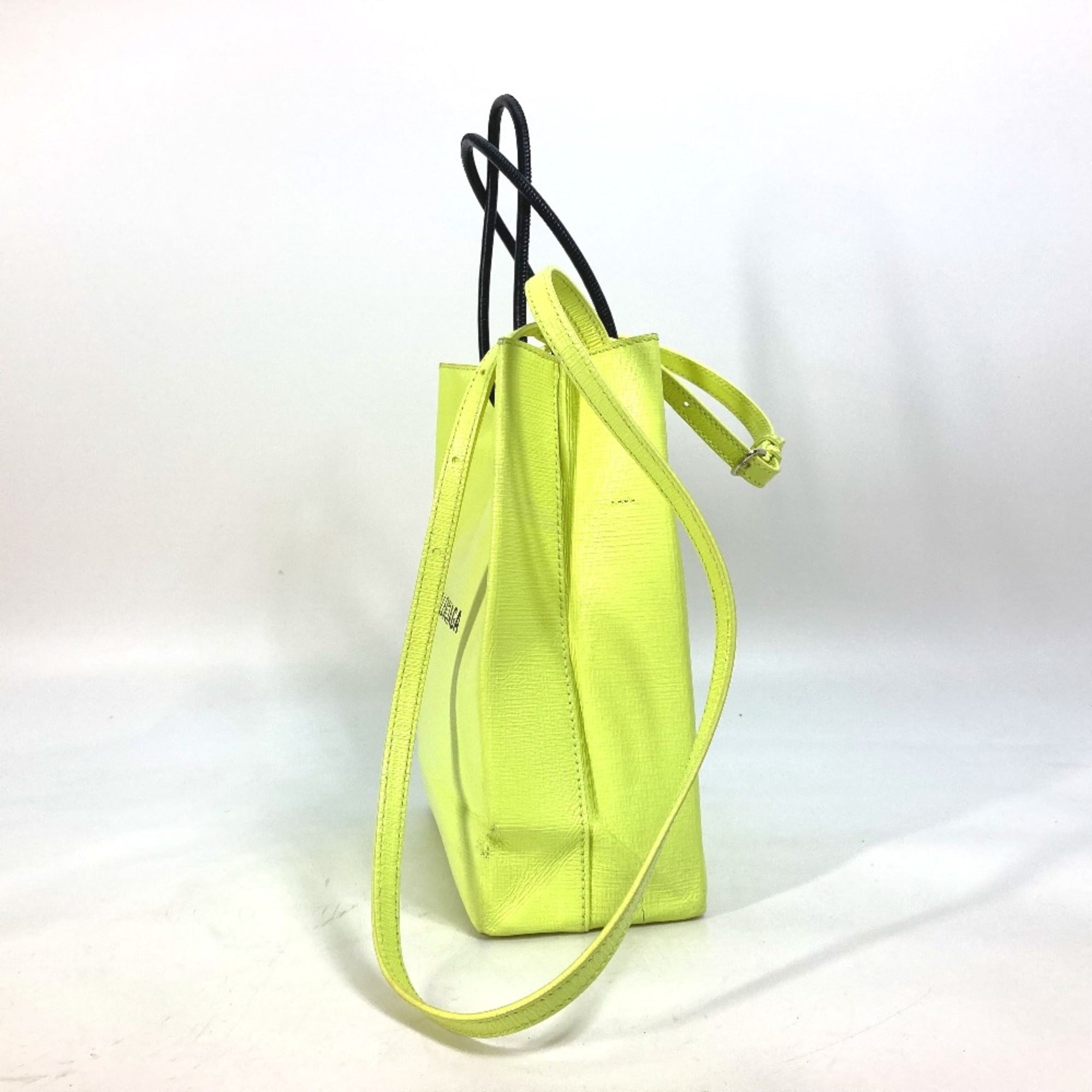 Balenciaga Yellow Leather Tote Bag (Pre-Owned)