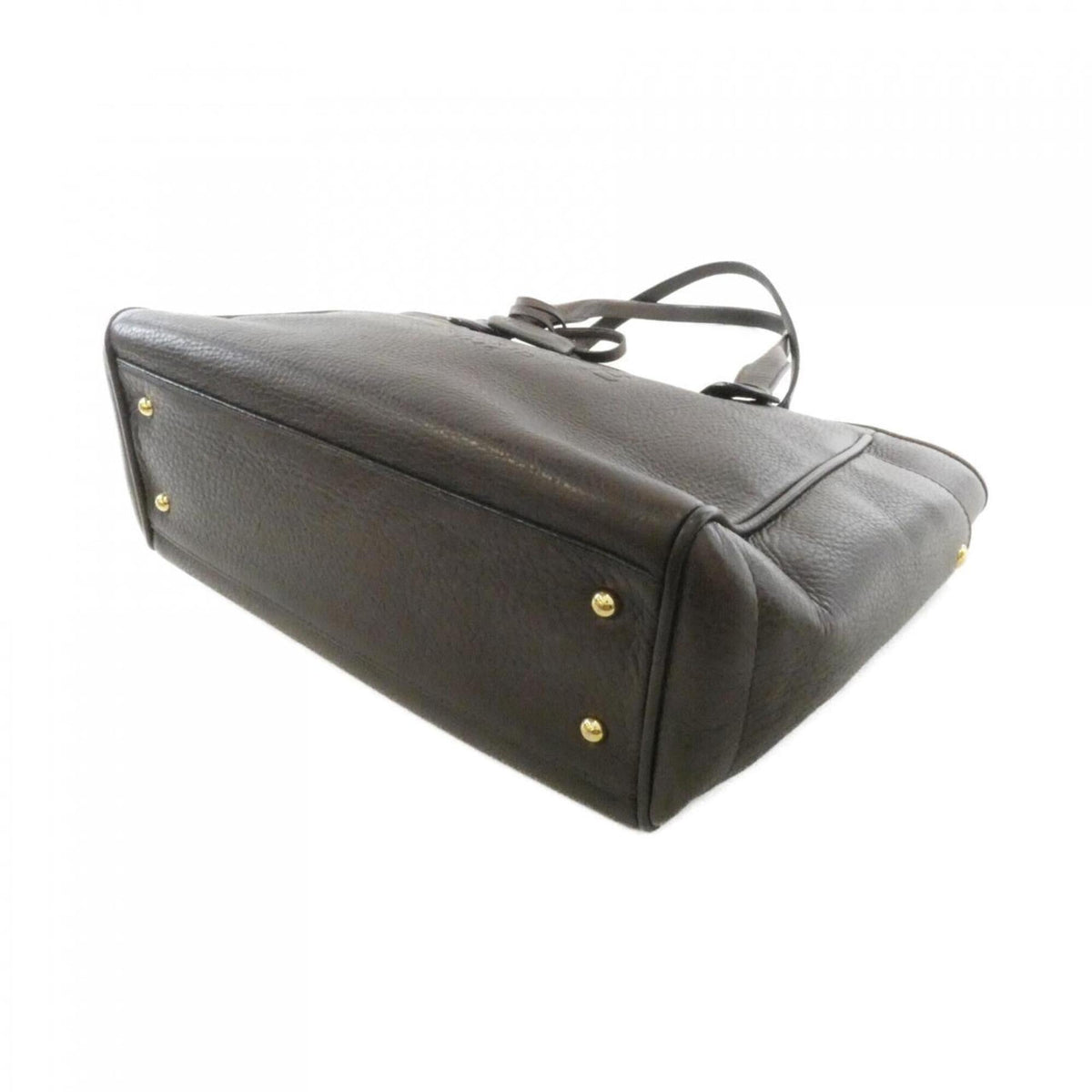 Loewe Dark Brown Leather Handbag (Pre-Owned)