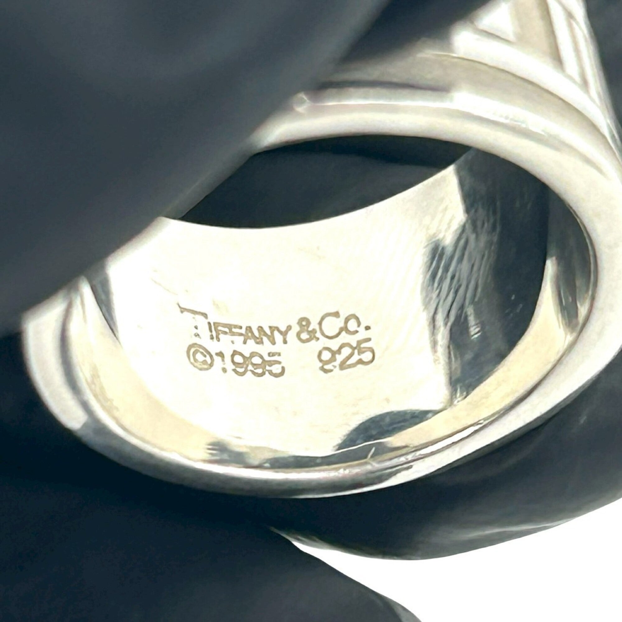 Tiffany Silver Silver 925 Band Ring (Pre-Owned)