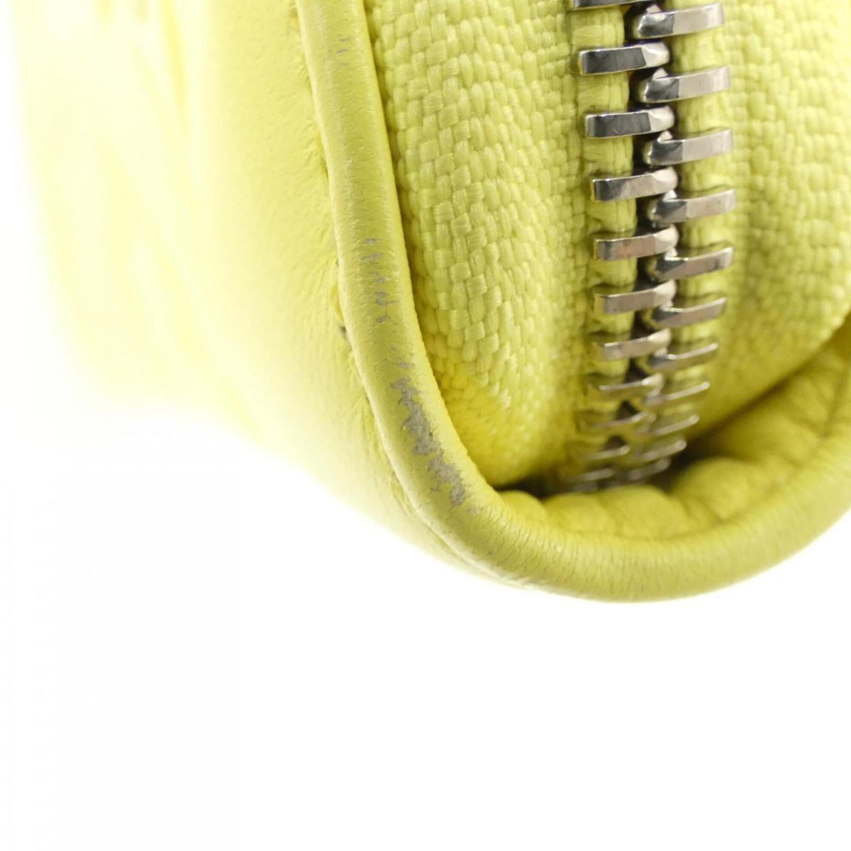 Louis Vuitton Yellow Leather Long Wallet (Bi-Fold) (Pre-Owned)