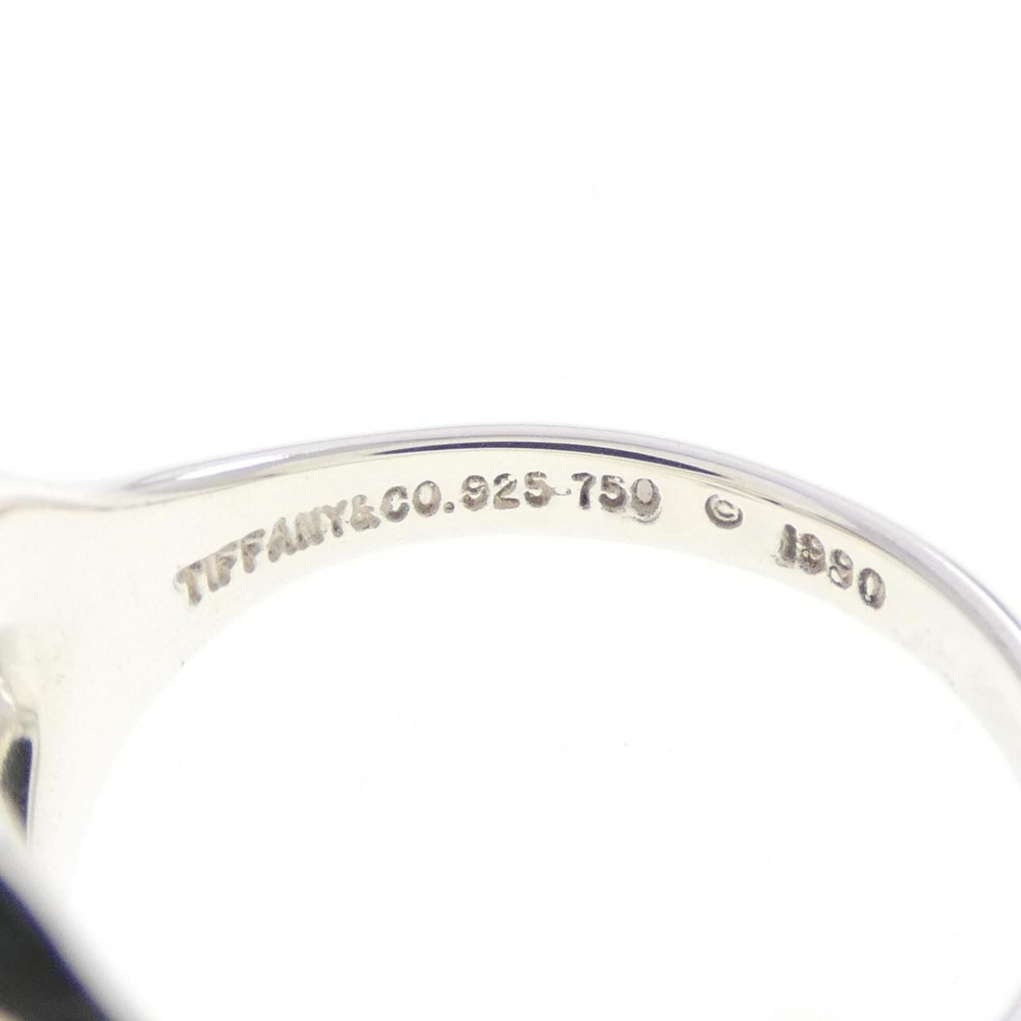 Tiffany Yellow Gold (18K) Silver 925 Band Ring (Pre-Owned)