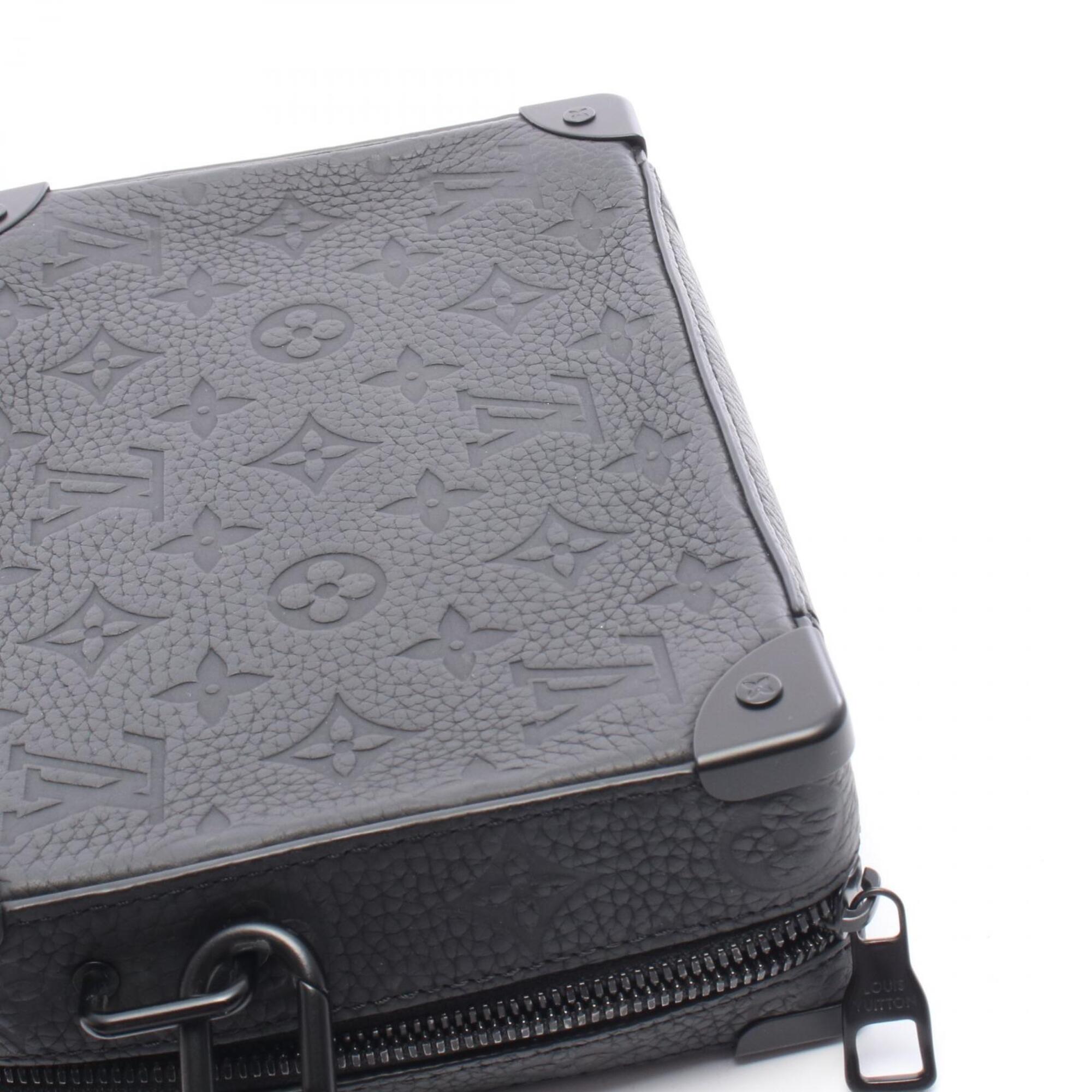 Louis Vuitton Black Noir Monogram Leather Handbag Shoulder Bag (Pre-Owned)