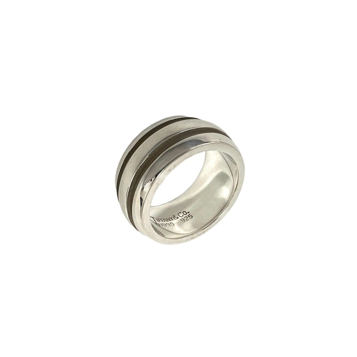 Tiffany Silver Silver 925 Band Ring (Pre-Owned)