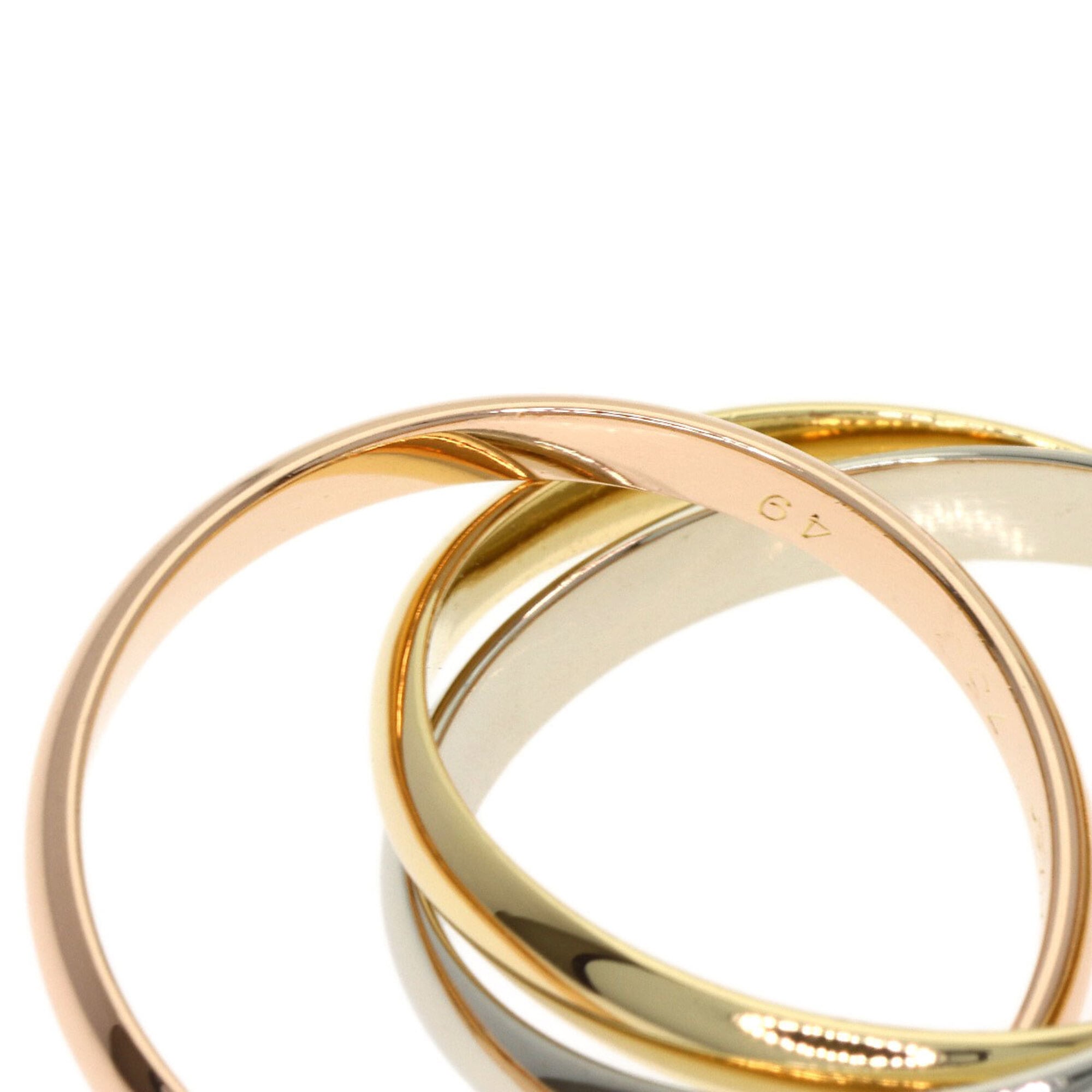 Cartier Yellow Gold (18K) Pink Gold (18K) White Gold (18K) Band Ring (Pre-Owned)