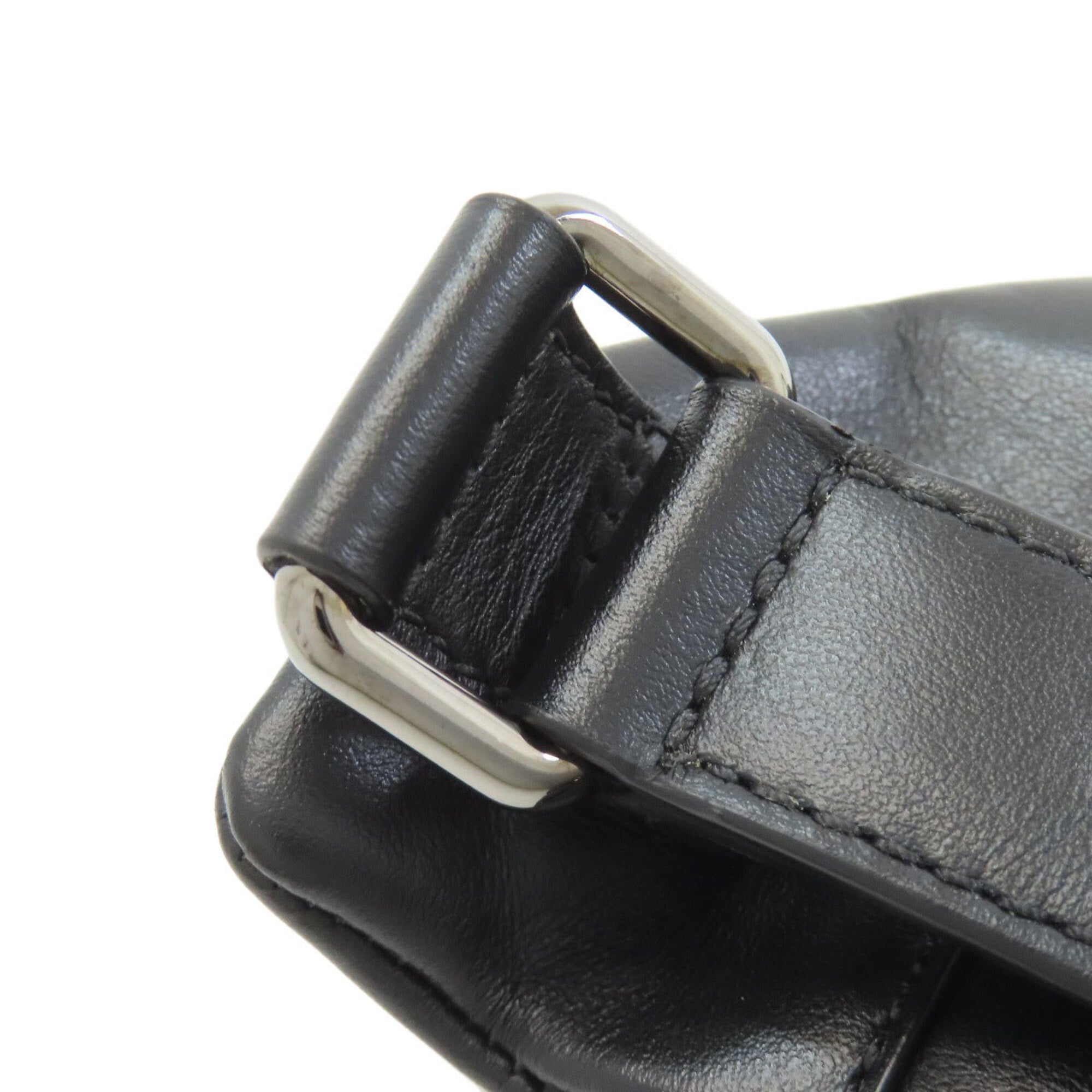 Jimmy Choo Black Leather Sling Bag (Pre-Owned)
