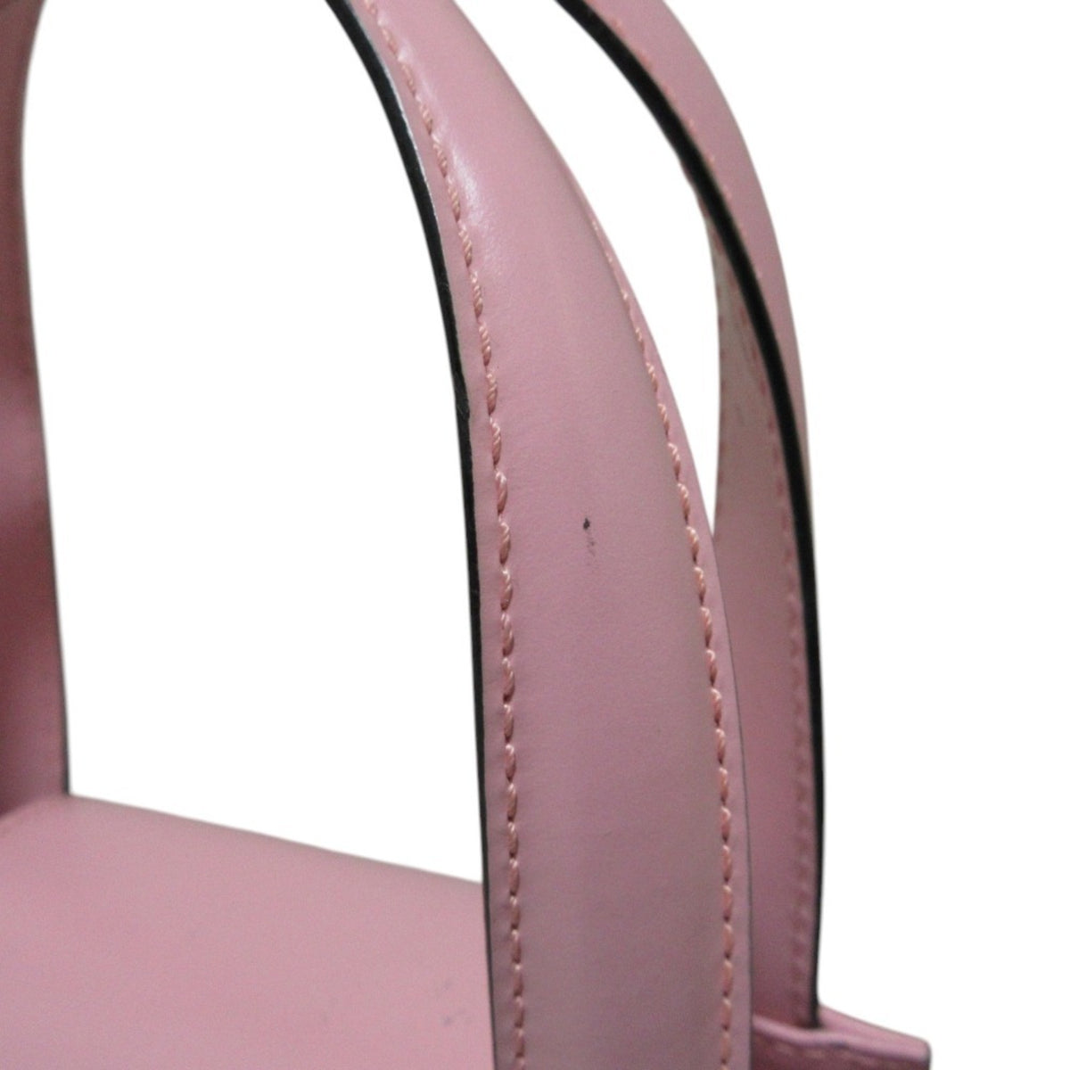Bvlgari Pink Leather Handbag Shoulder Bag (Pre-Owned)