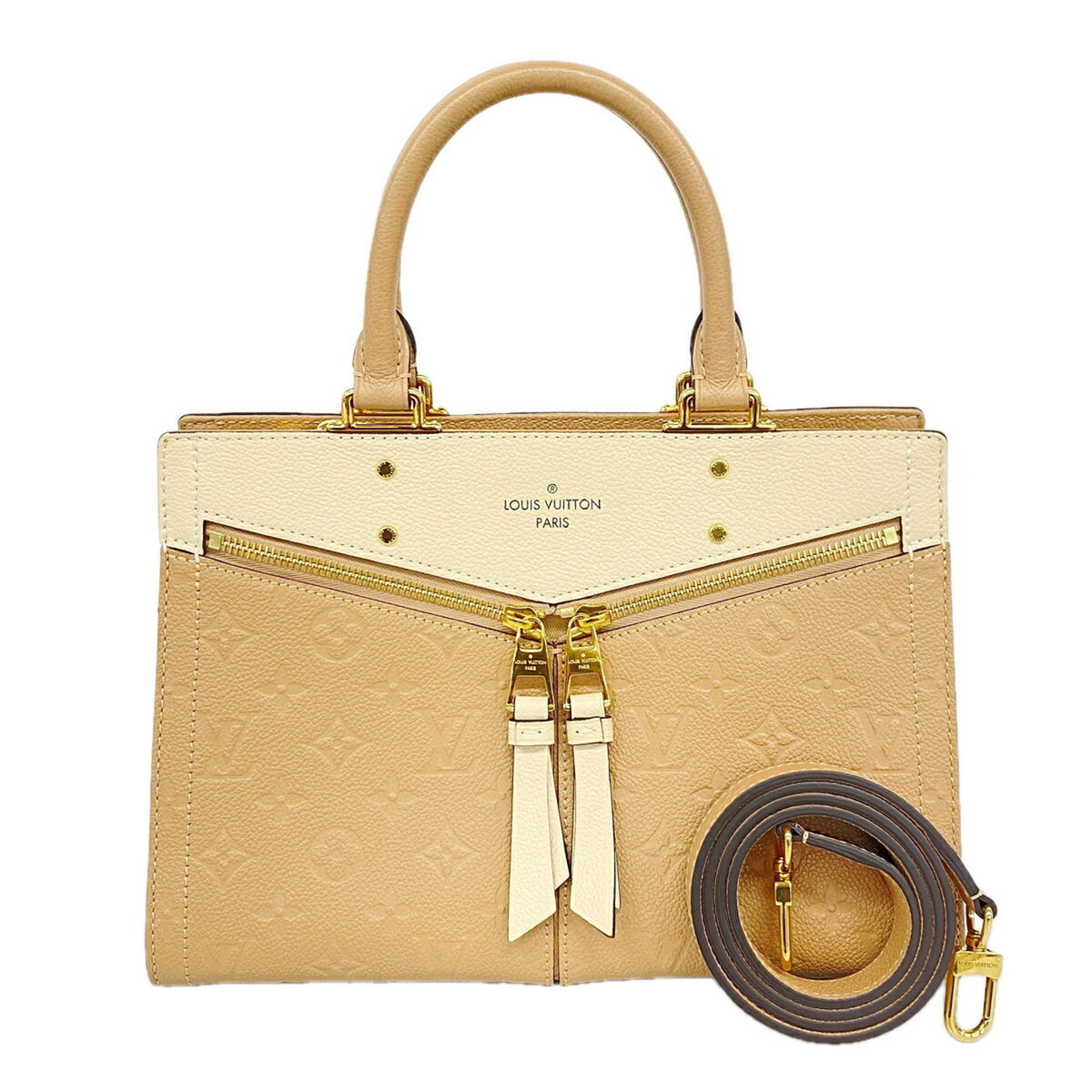 Louis Vuitton Beige Handbag (Pre-Owned)