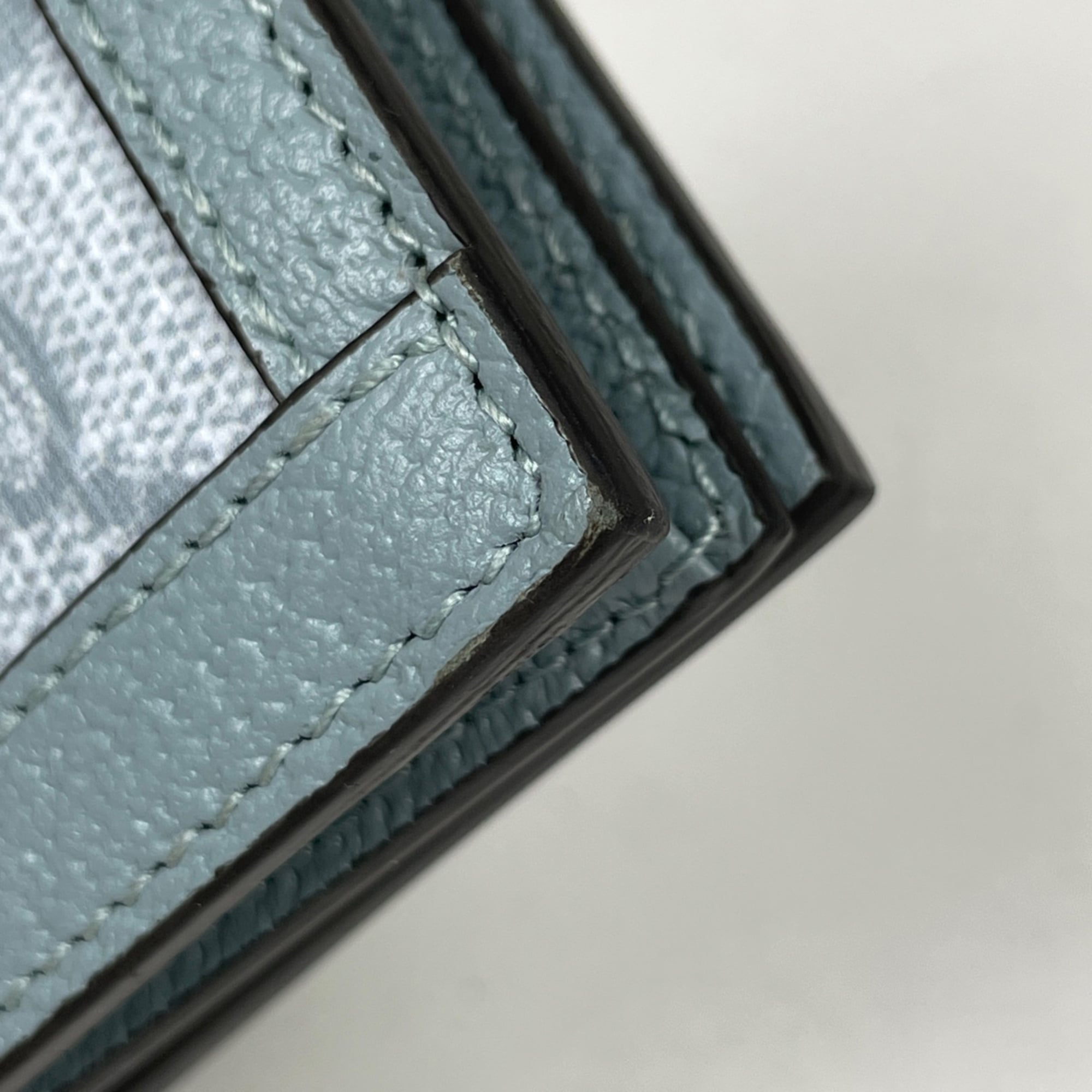 Gucci Ophidia Light Blue Coated Canvas Leather Wallet (Bi-Fold) (Pre-Owned)