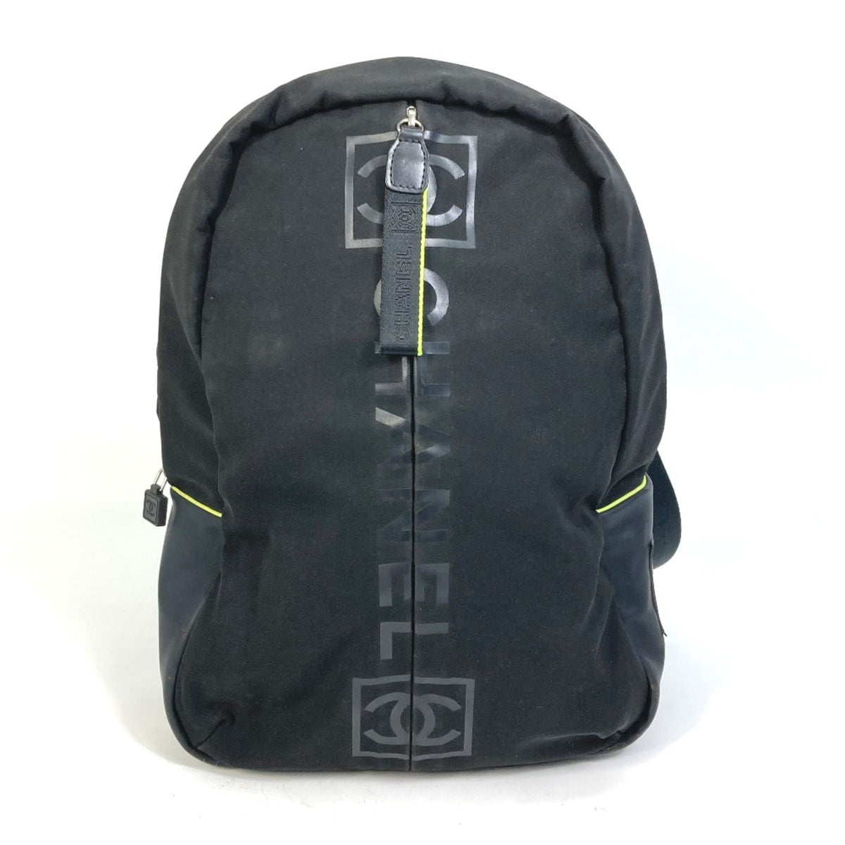 Chanel Black Cloth Backpack (Pre-Owned)