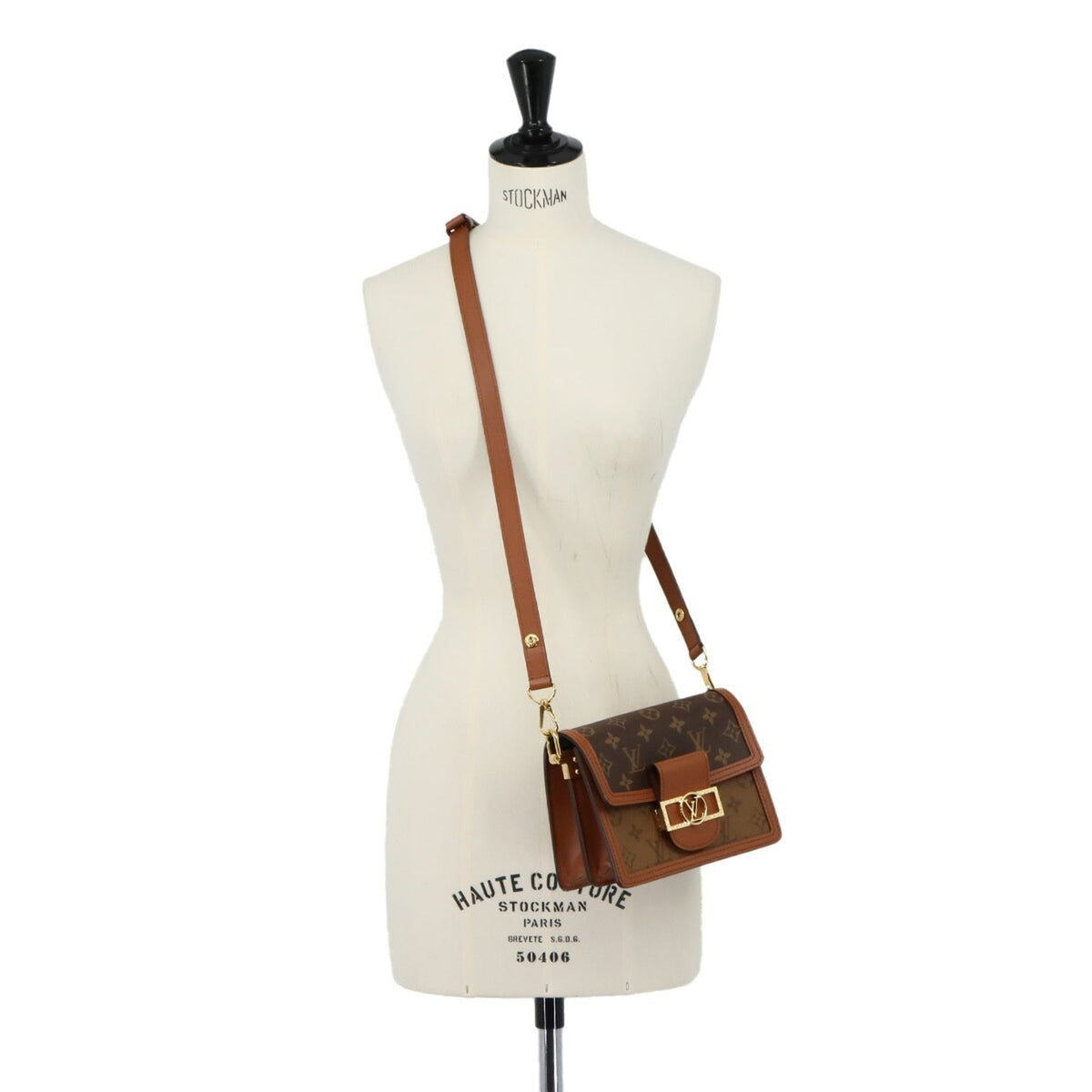 Louis Vuitton Brown Monogram Reverse Monogram Reverse Monogram Canvas Handbag Shoulder Bag (Pre-Owned)
