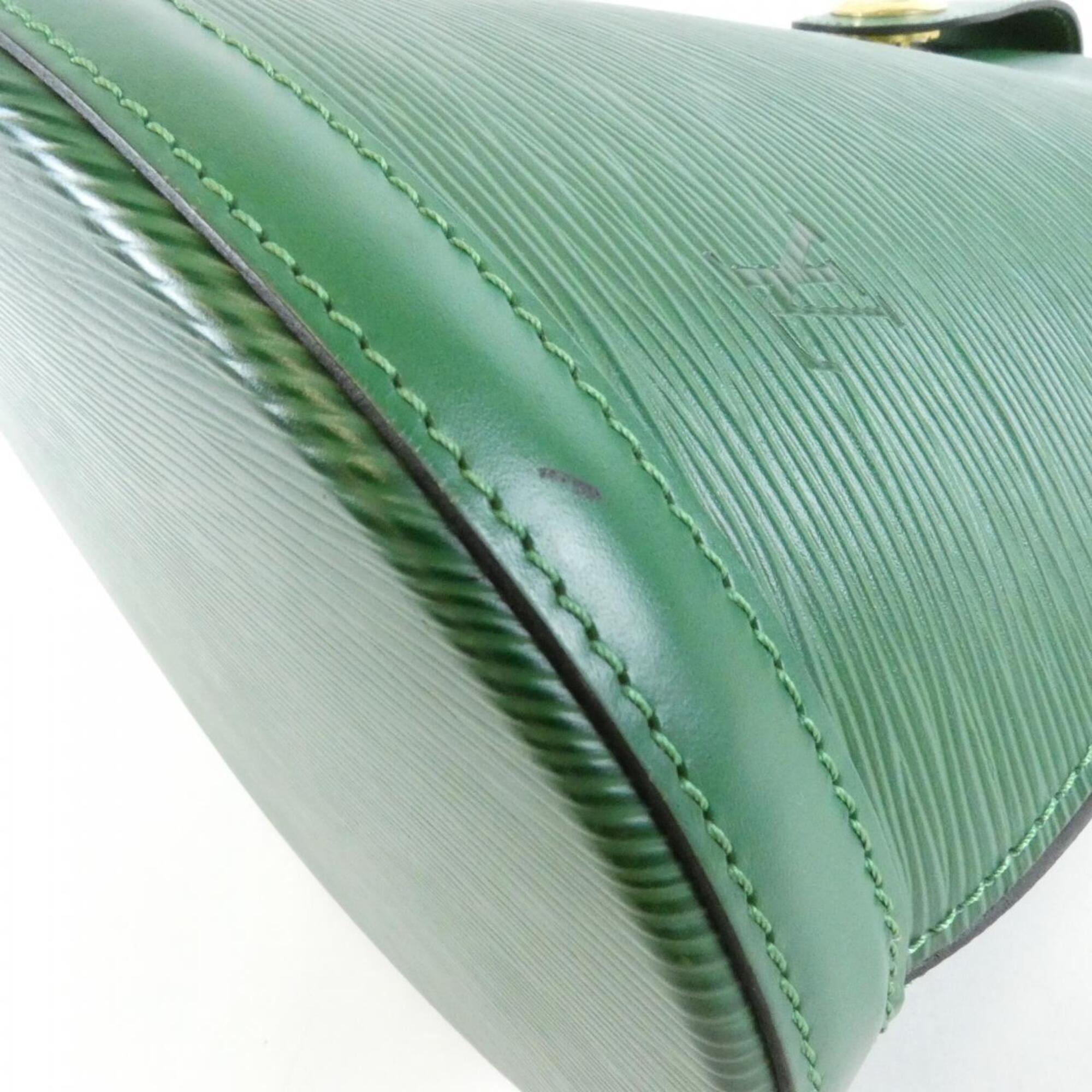 Louis Vuitton Green Leather Shoulder Bag (Pre-Owned)