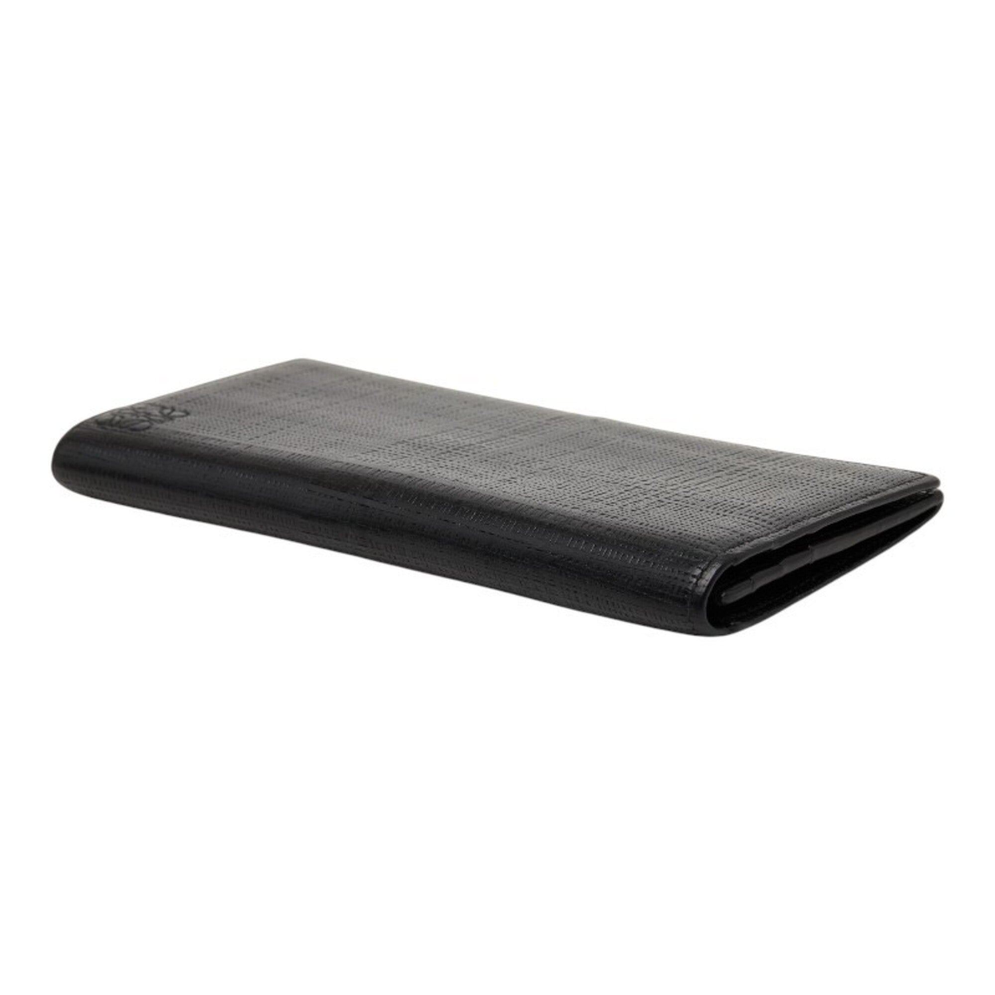 Loewe Black Leather Long Wallet (Bi-Fold) (Pre-Owned)